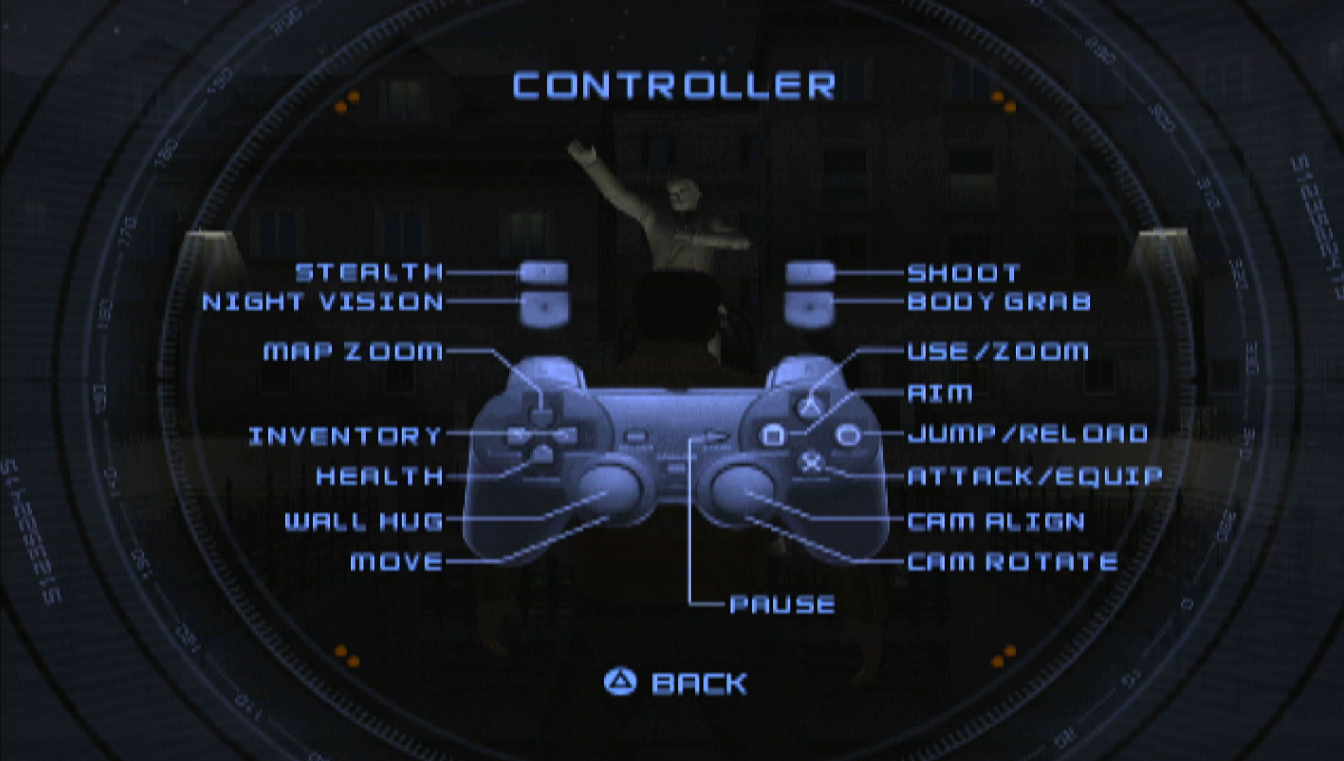 Mission Impossible Operation Surma PS2 controller scheme