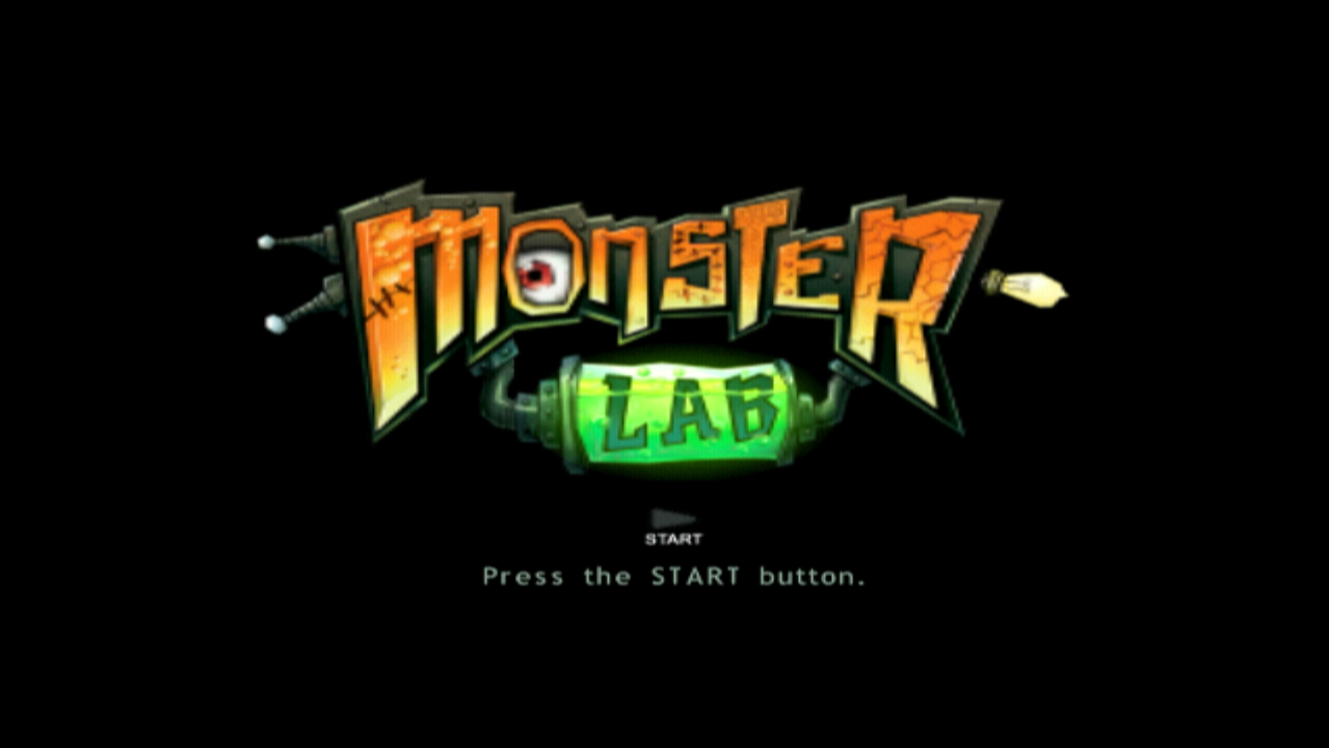 Monster Lab PS2 title screen