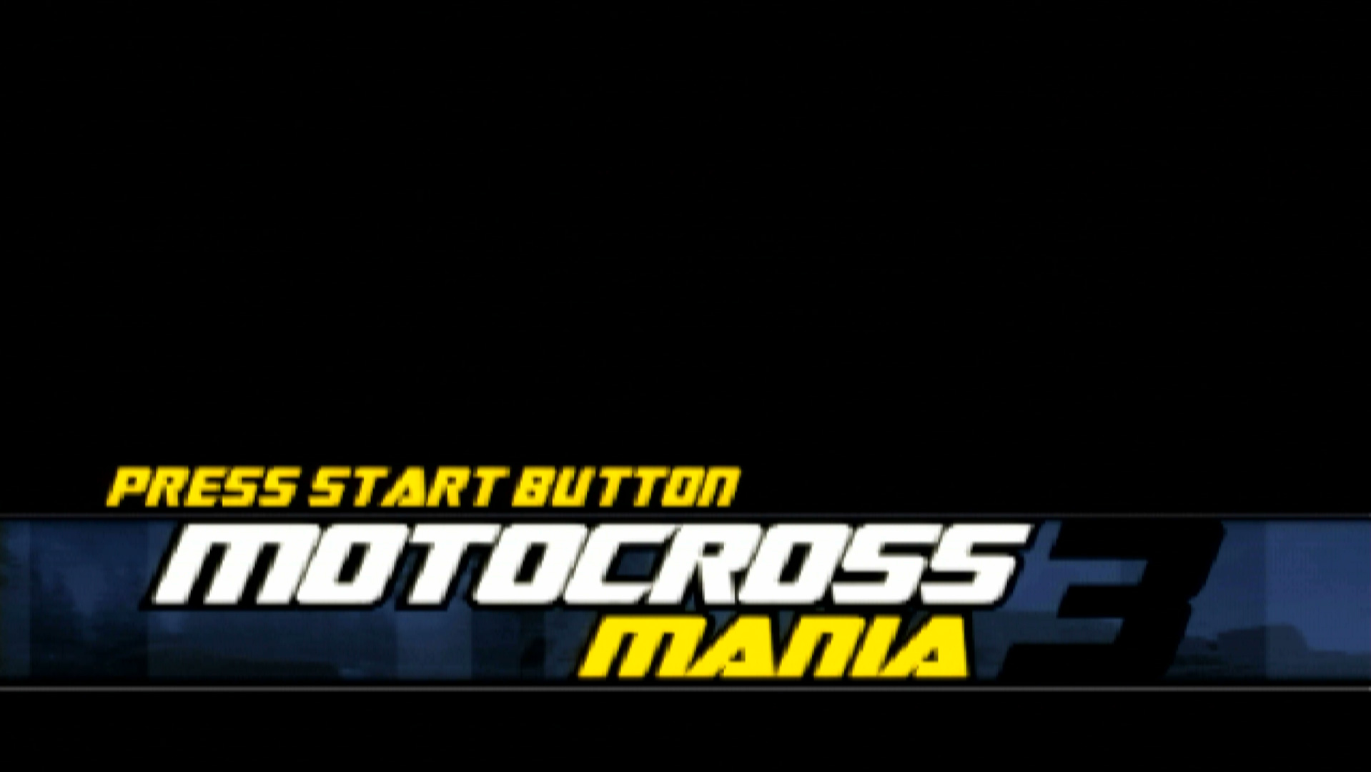 Motocross Mania 3 PS2 title screen