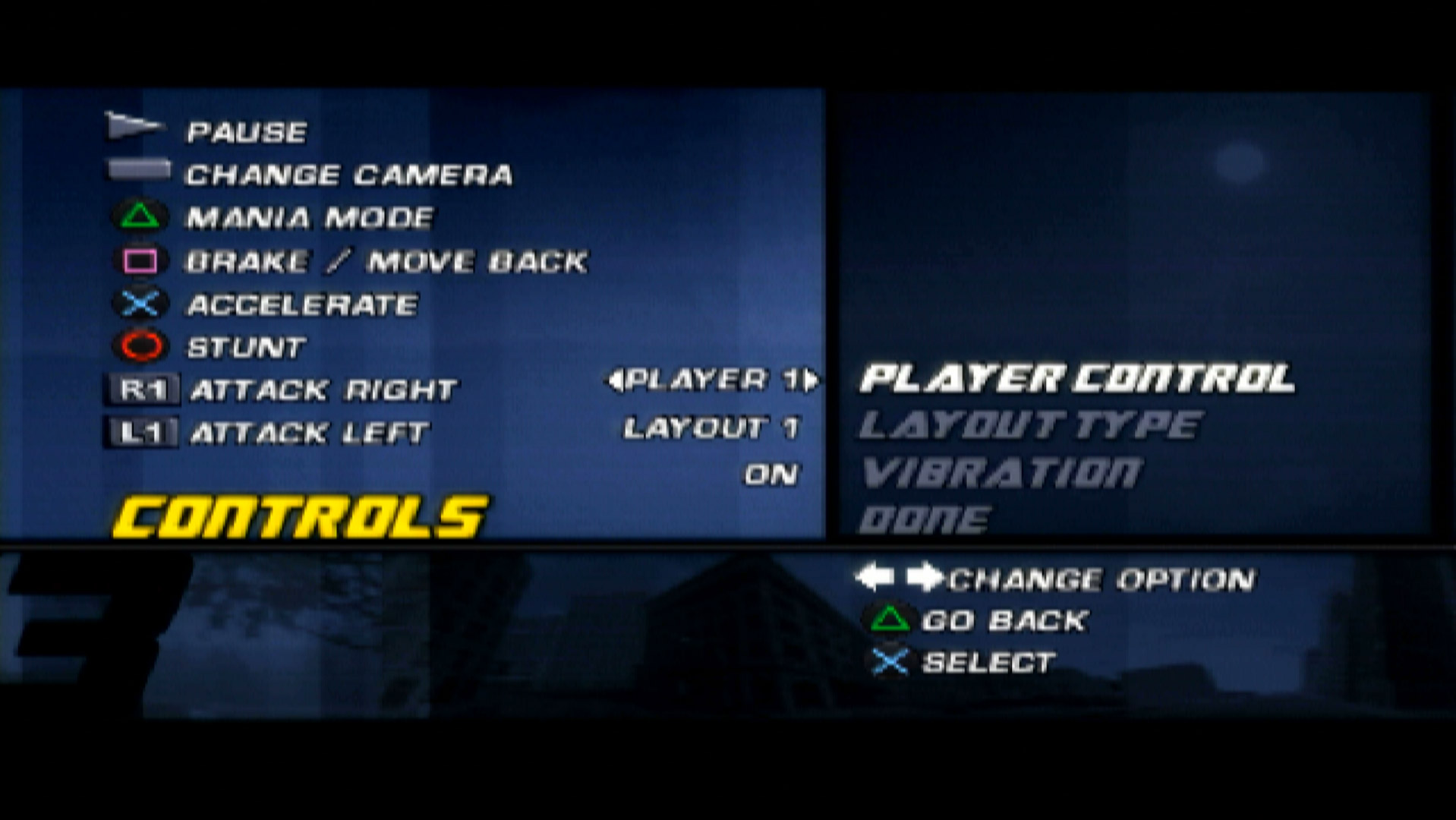 Motocross Mania 3 PS2 controls