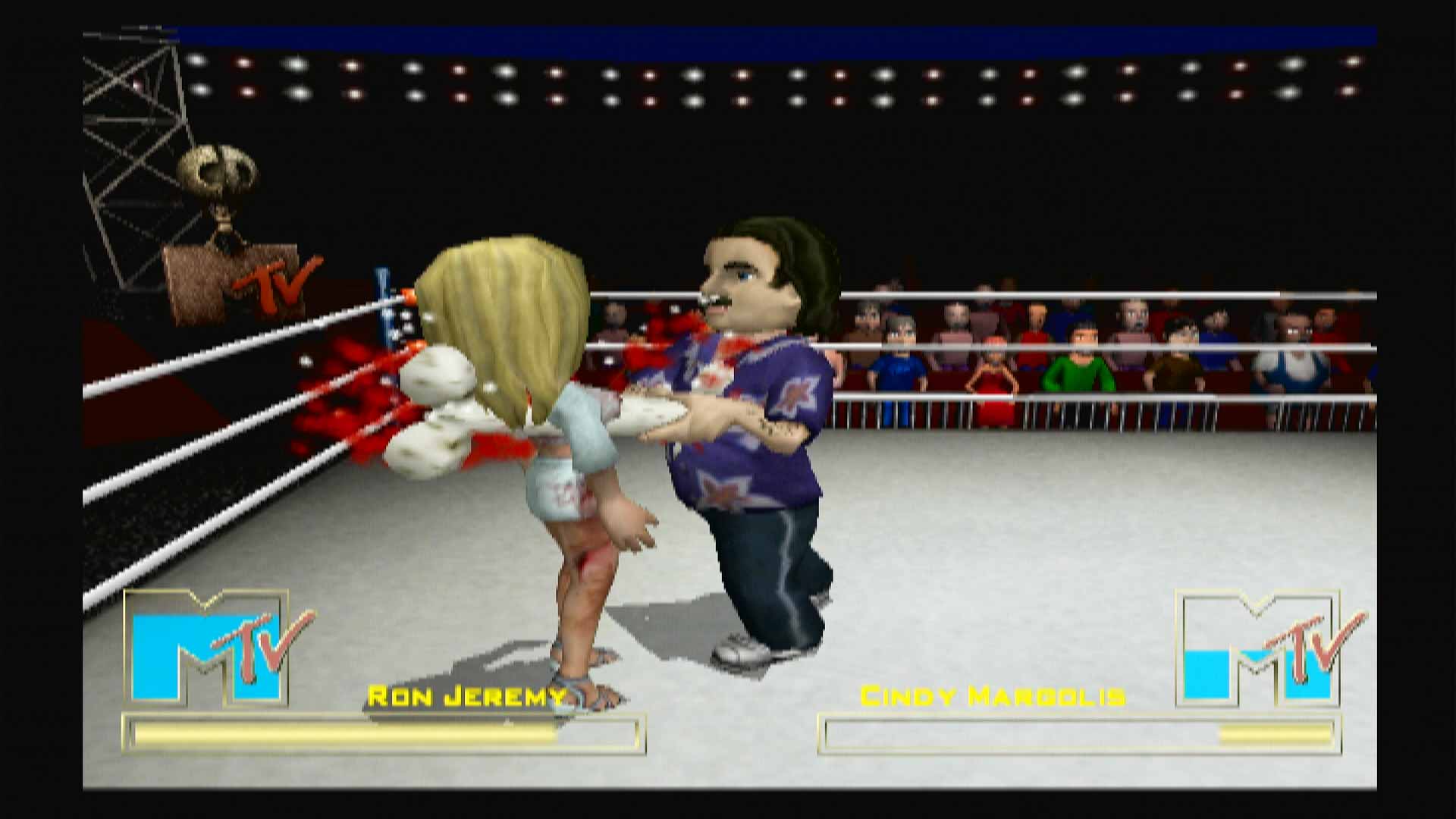 Celebrity Deathmatch MTV PS2 Ron Jeremy weapon