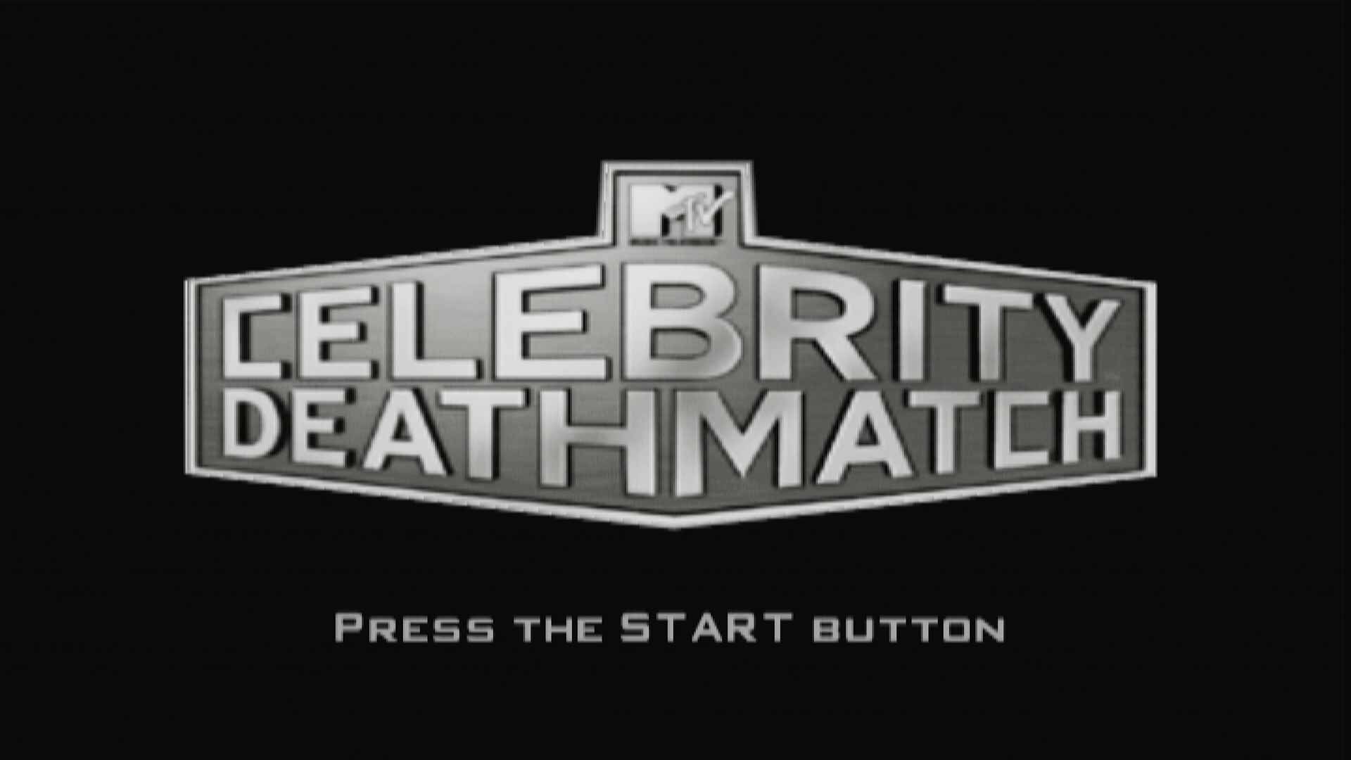 Celebrity Deathmatch MTV PS2 starting screen