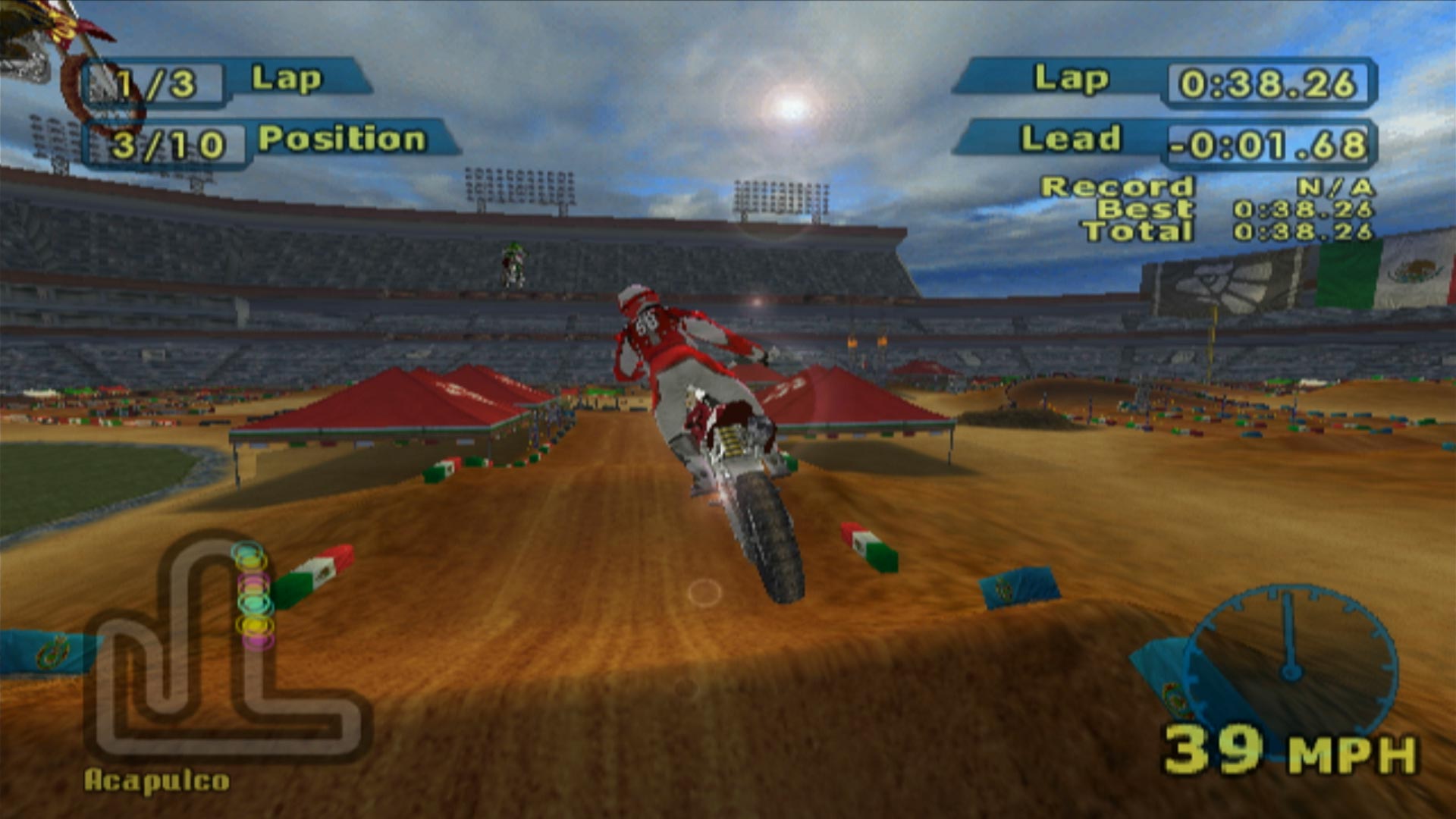 MX World Tour Jamie Little PS2 jump acapulco