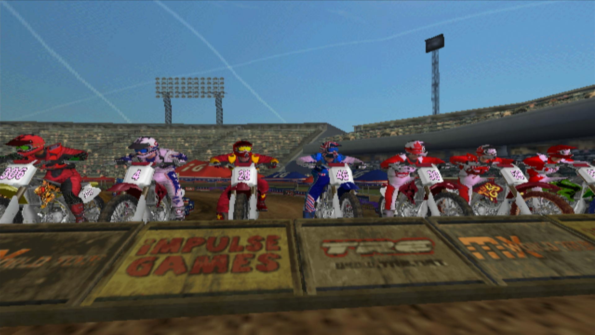 MX World Tour Jamie Little PS2 starting line