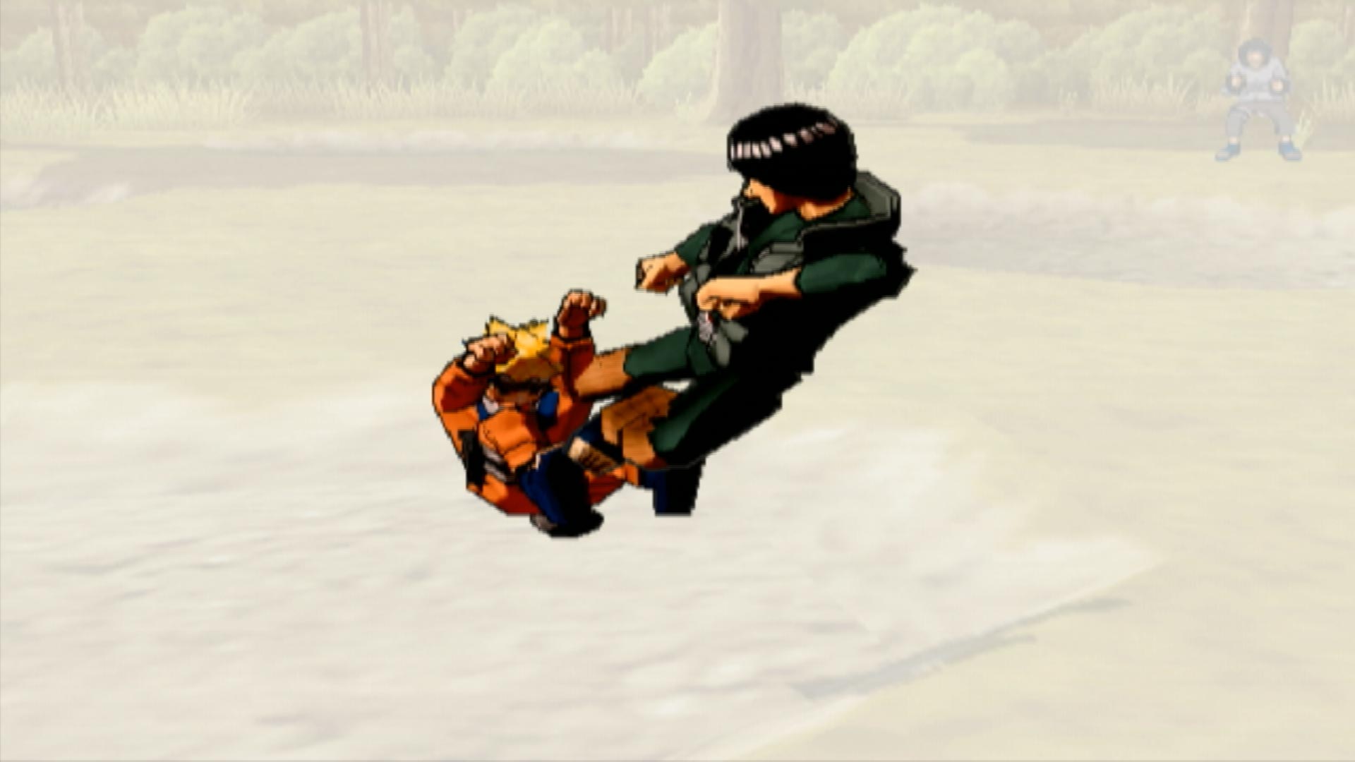 Naruto Ultimate Ninja PS2 jump kick