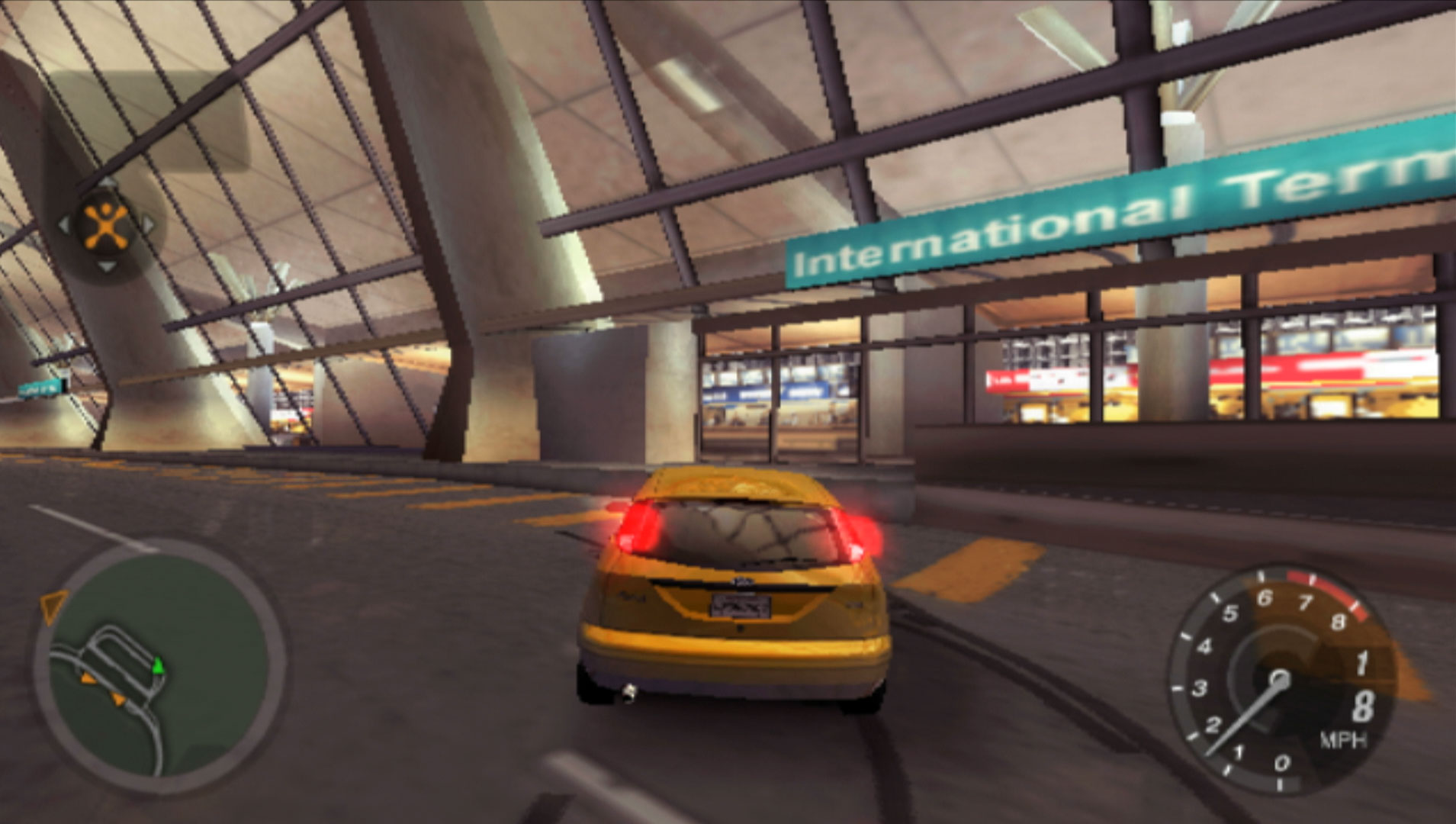 Need for Speed Underground 2 PS2 free roam international airpot