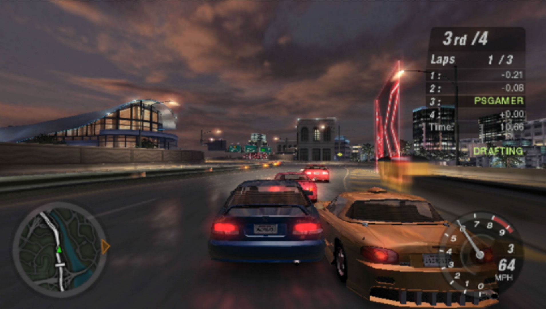 Need for Speed Underground 2 PS2 screenshot circuit