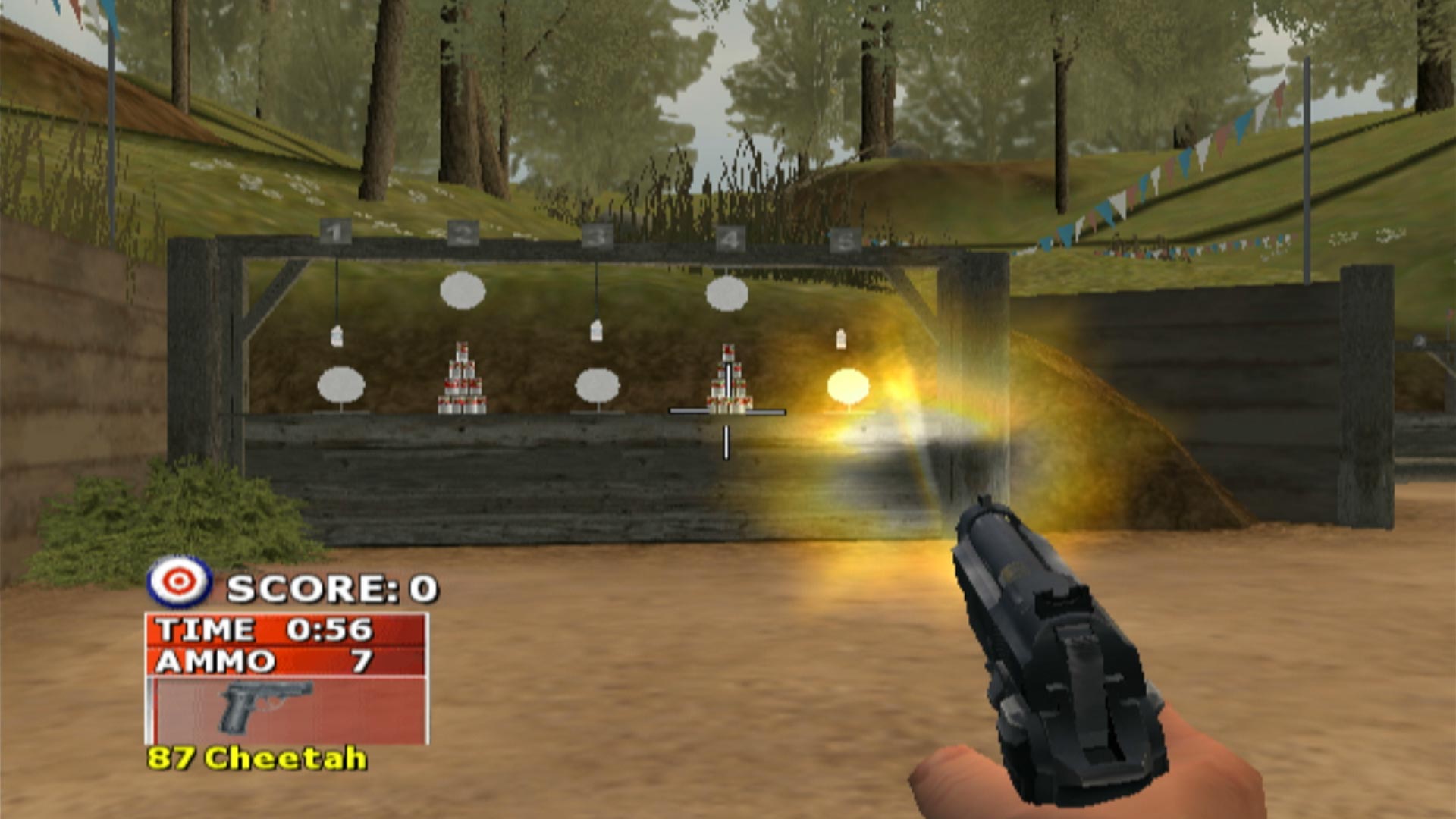 NRA Gun Club PS2 plinking screenshot