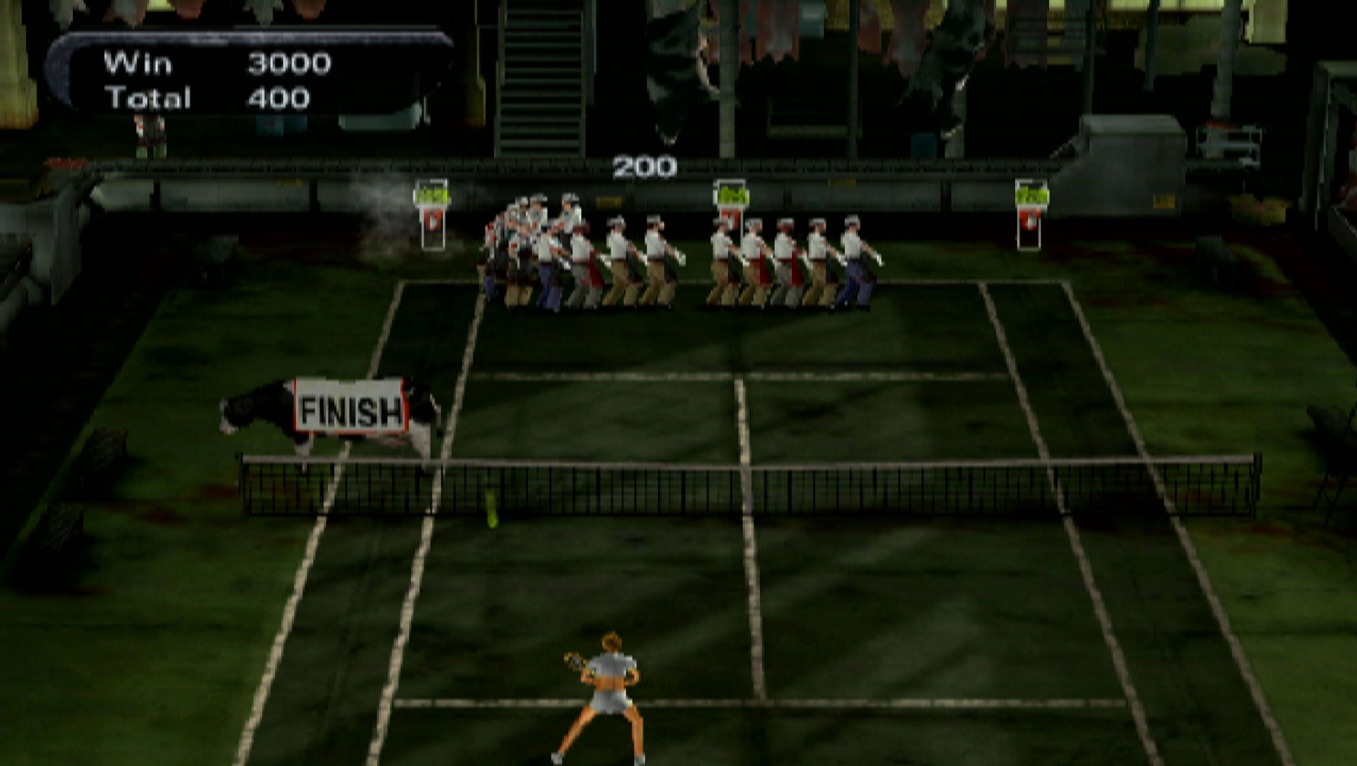 Outlaw Tennis PS2 mini-game