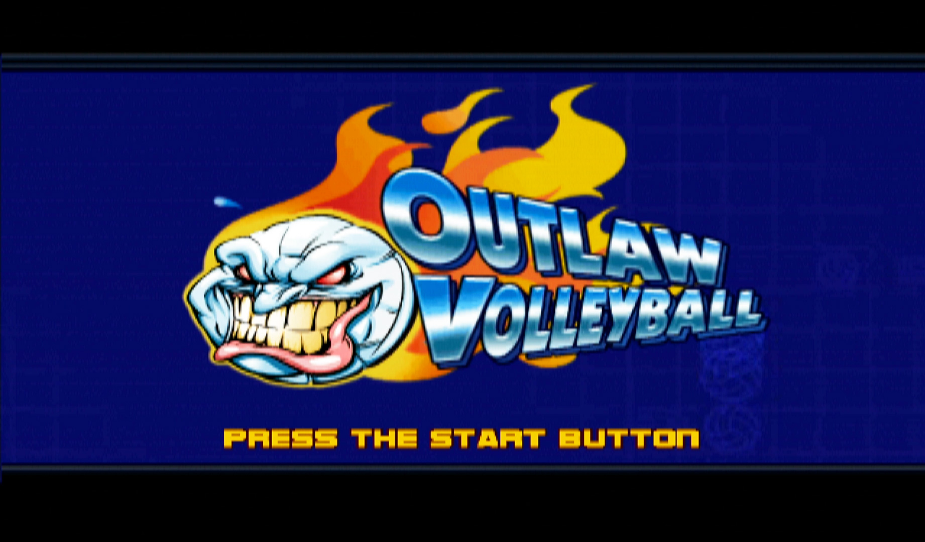 Outlaw Volleyball Remixed PS2 title screen