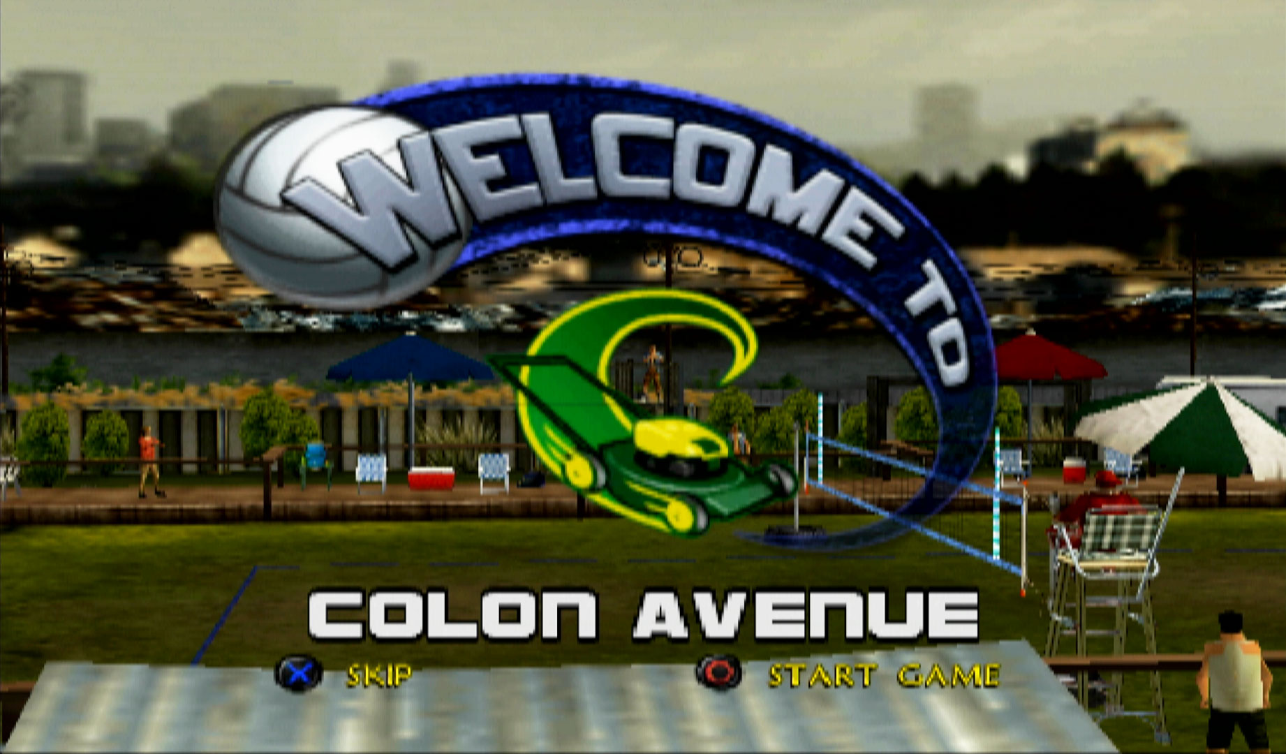 Outlaw Volleyball Remixed PS2 colon avenue court