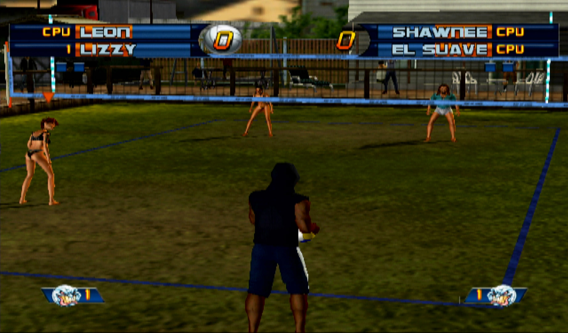 Outlaw Volleyball Remixed PS2 playing