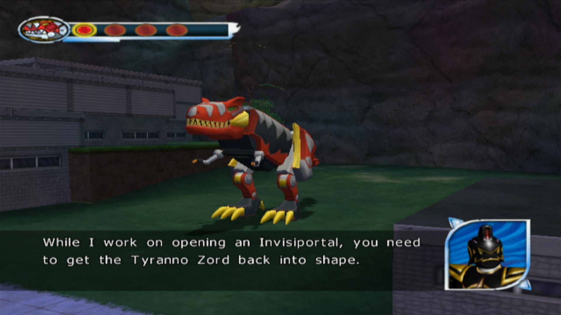 Power Rangers Dino Thunder PS2 dinosaur red