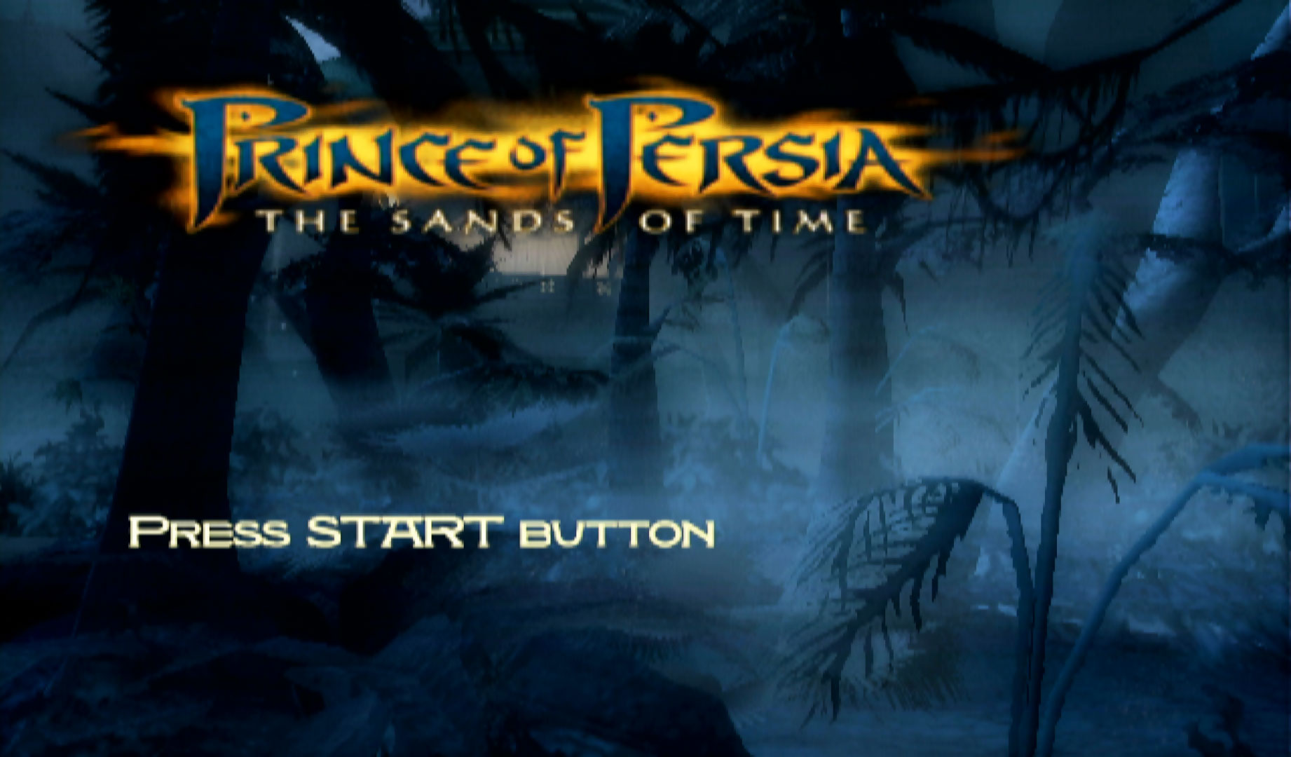 Prince of Persia Sands of Time Menu Screen