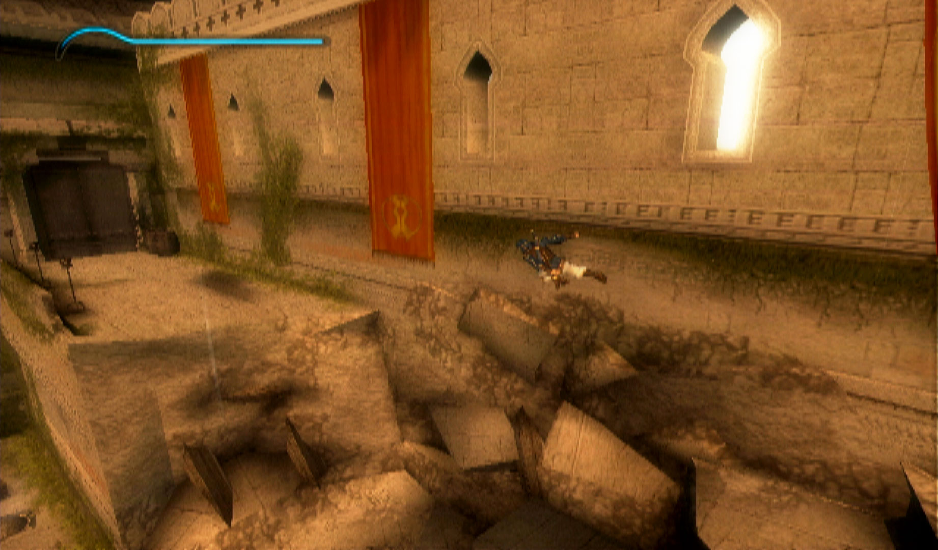 Prince of Persia Sands of Time PS2 wall running