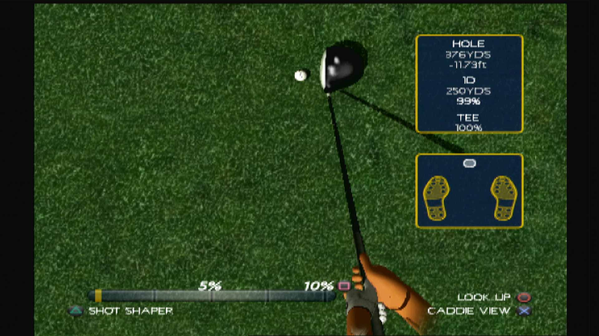 ProStroke Golf World Tour 2007 PS2 view ball