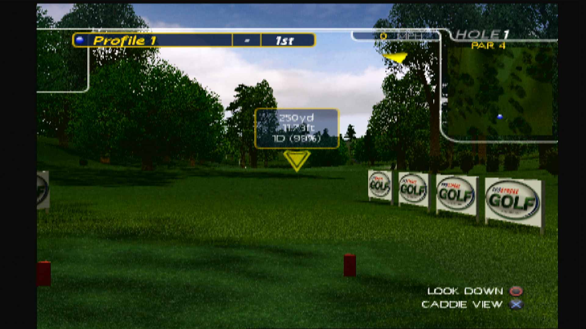 ProStroke Golf World Tour 2007 PS2 viewing hole