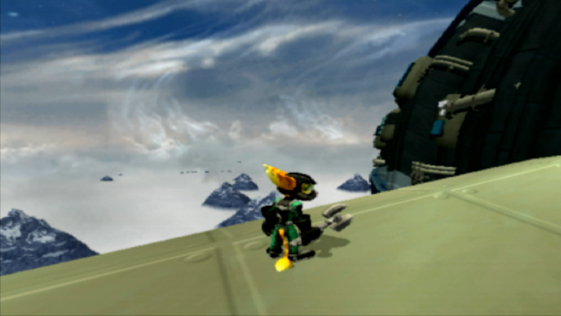 Ratchet & Clank Going Commando PS2 plane view