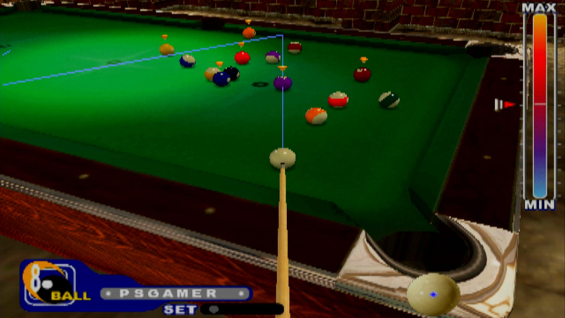 Real Pool PS2 playing game