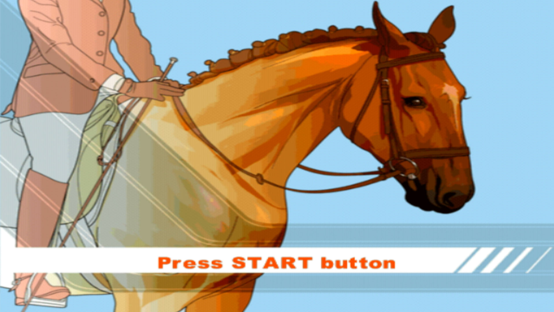 Riding Star PS2 start screen