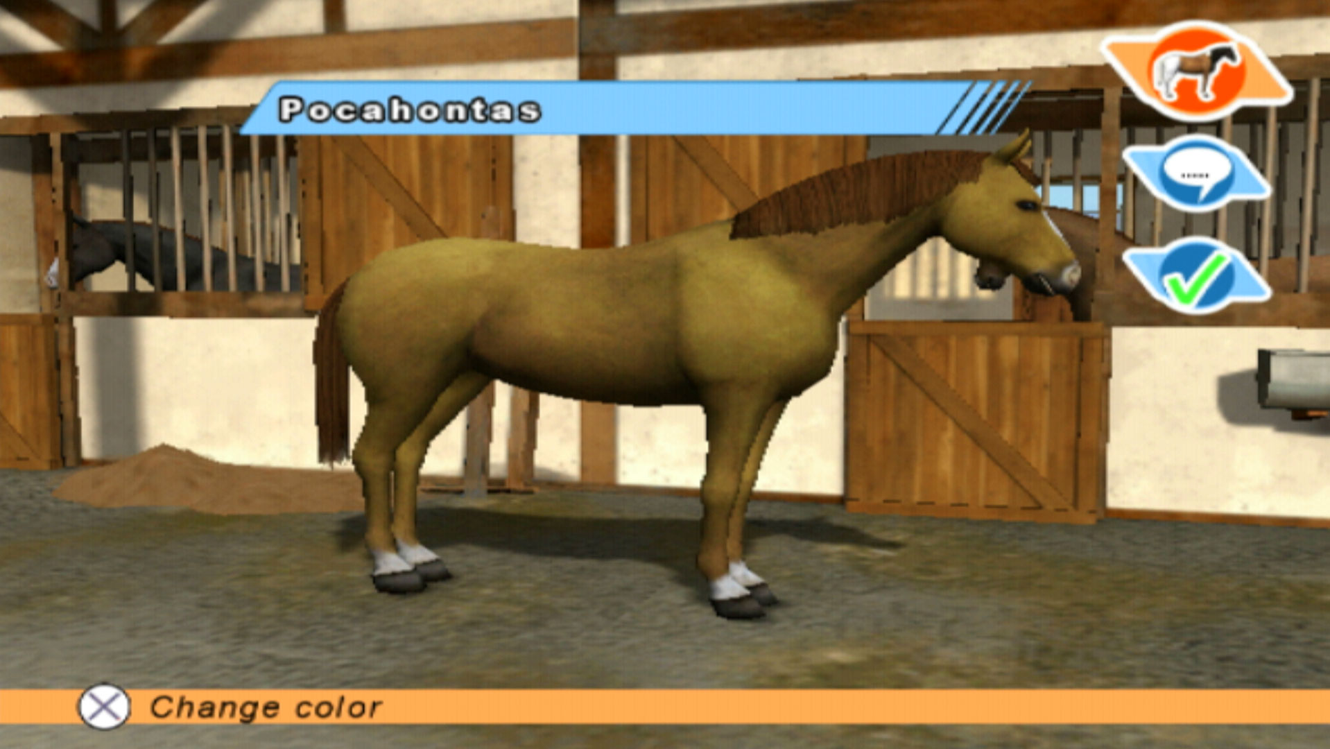 Riding Star PS2 pochahontas horse