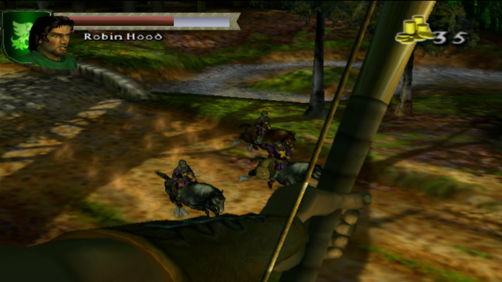 Robin Hood Defender of the Crown PS2 arrow hit