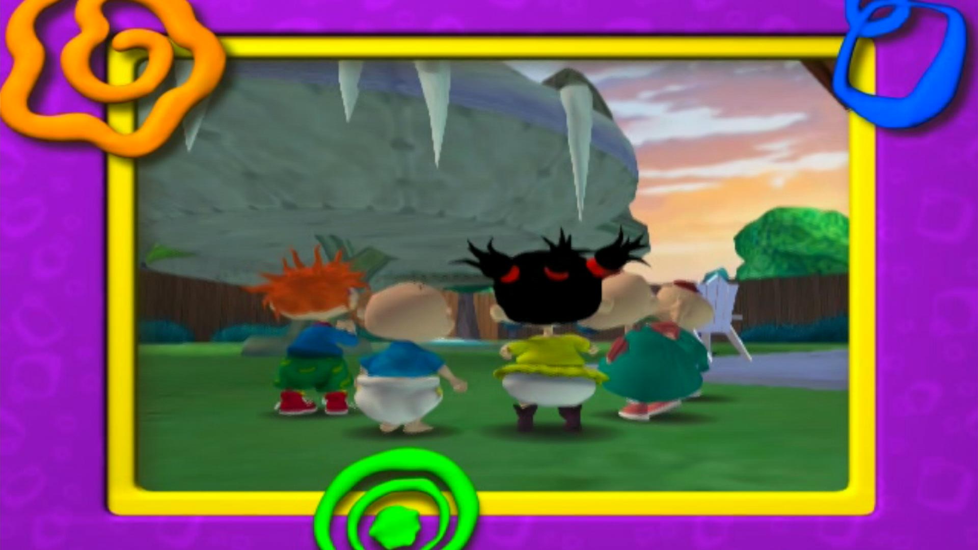 Rugrats Royal Ransom PS2 cutscene kids