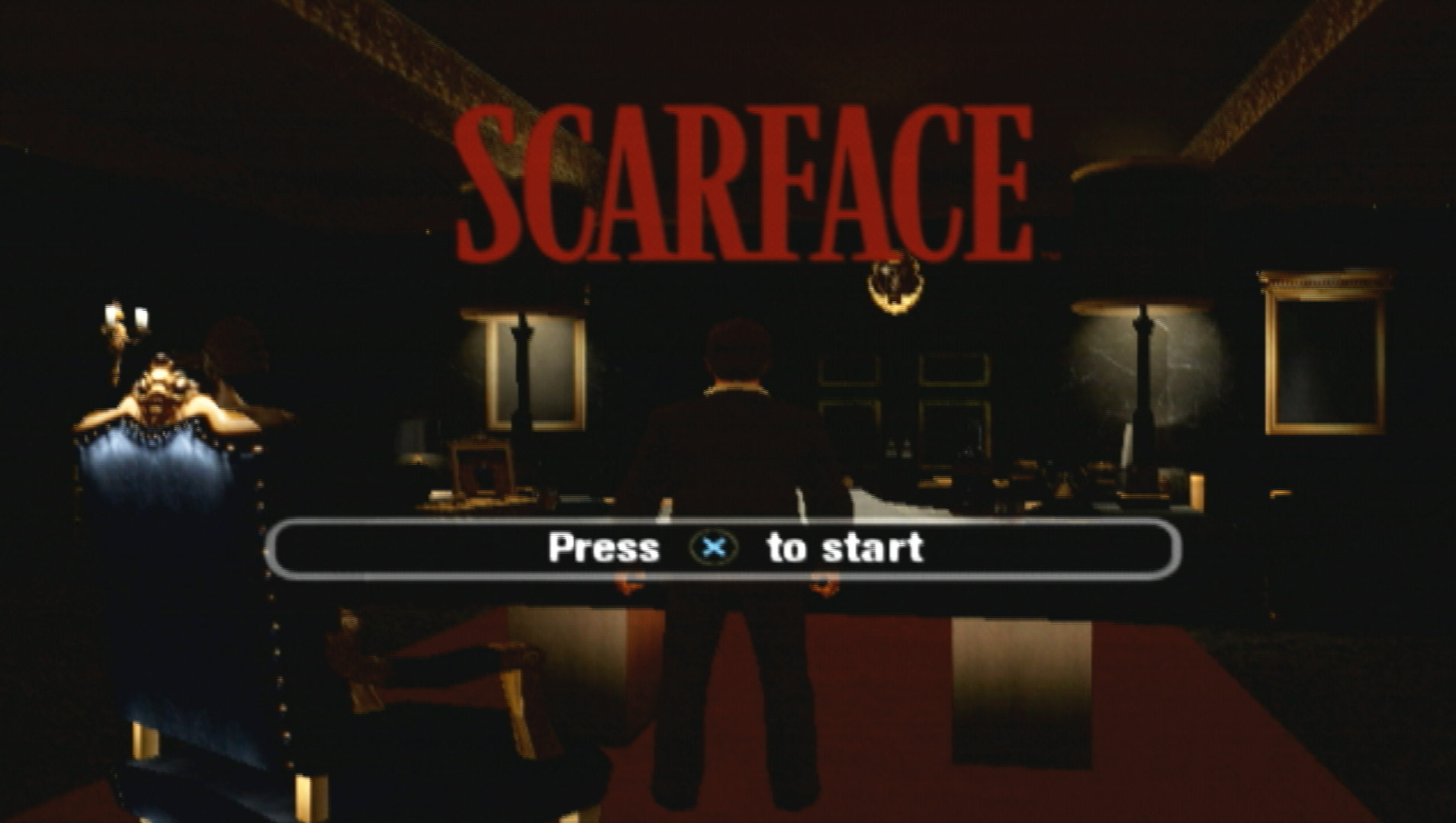 Scarface The World Is Yours PS2 title screen