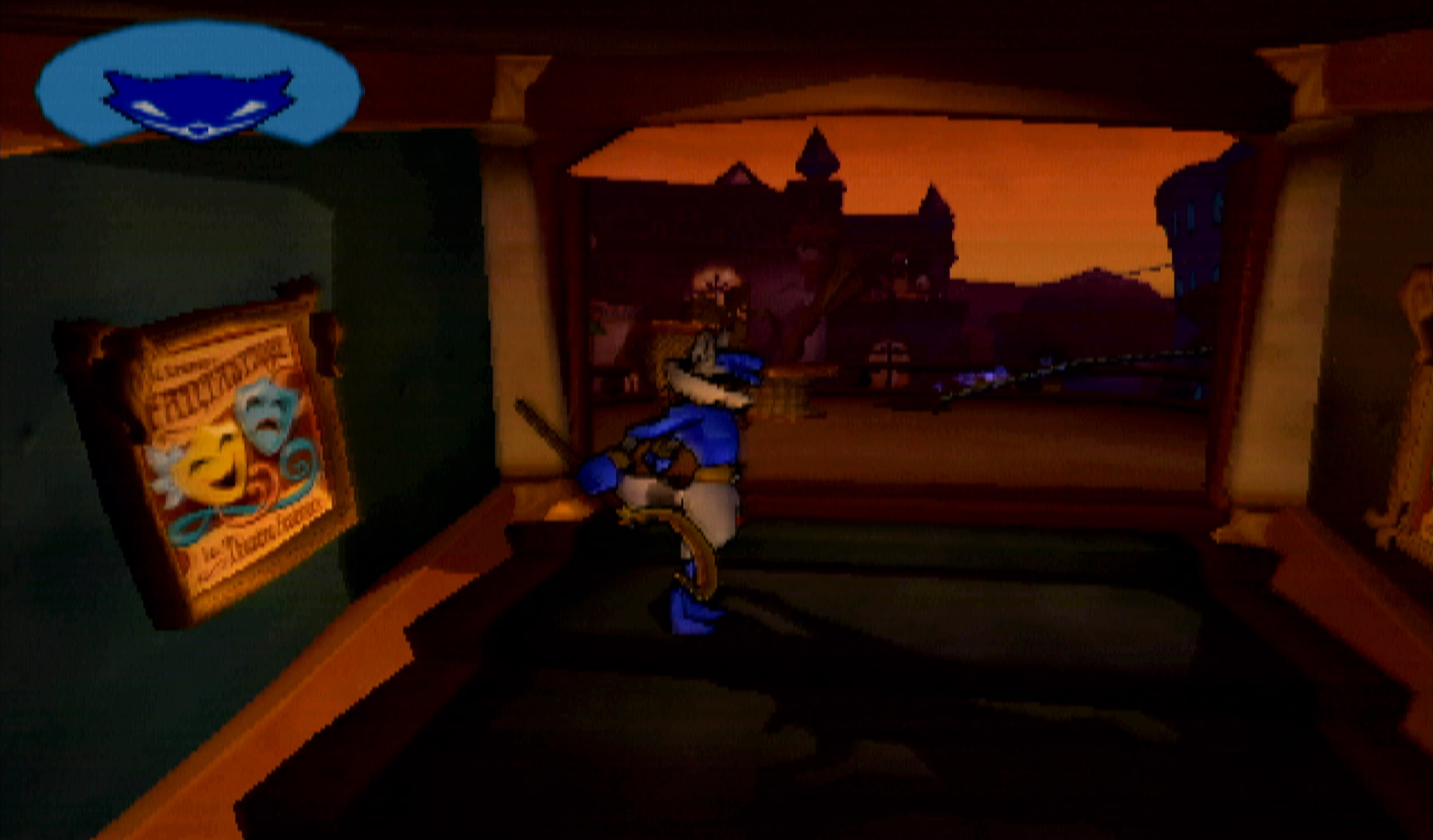 Sly 2 Band of Thieves PS2 sideways