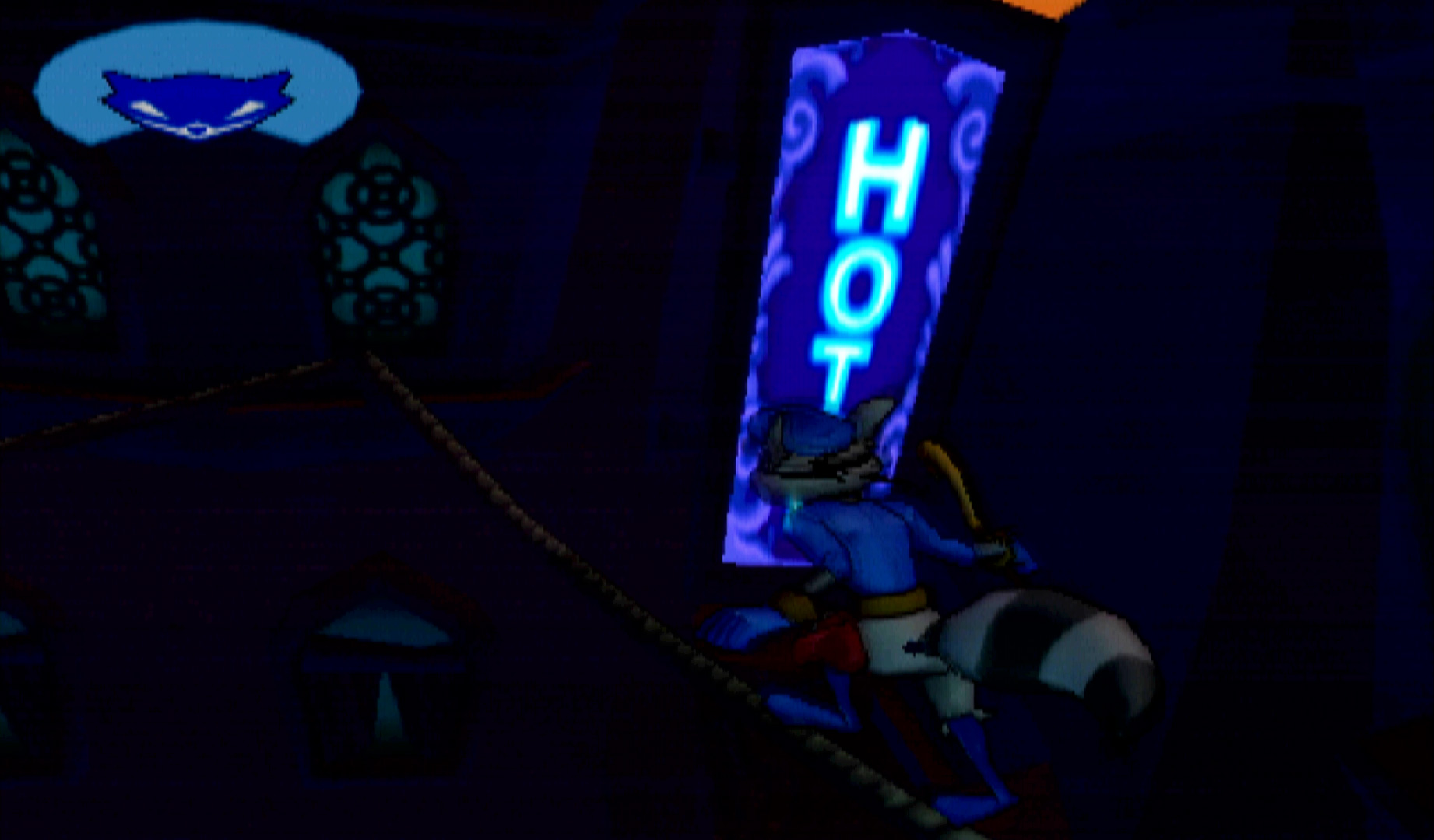 Sly 2 Band of Thieves PS2 rope walk