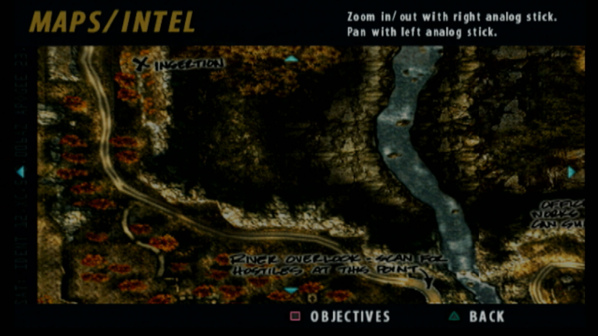 SOCOM II US Navy SEALs PS2 maps intel