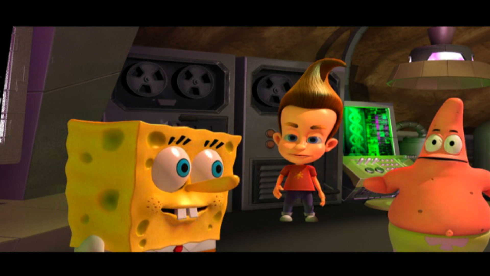 SpongeBob SquarePants Globs of Doom PS2 Jimmy Neutron