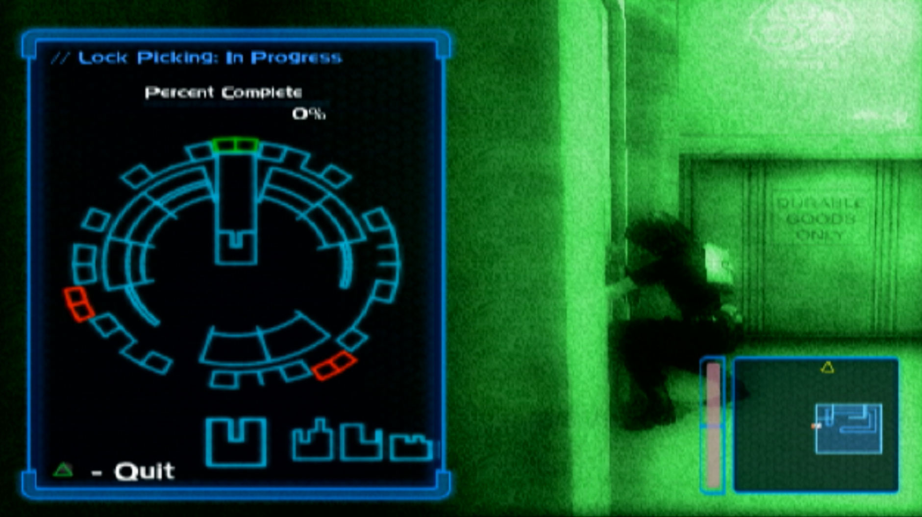 Stolen PS2 lock picking