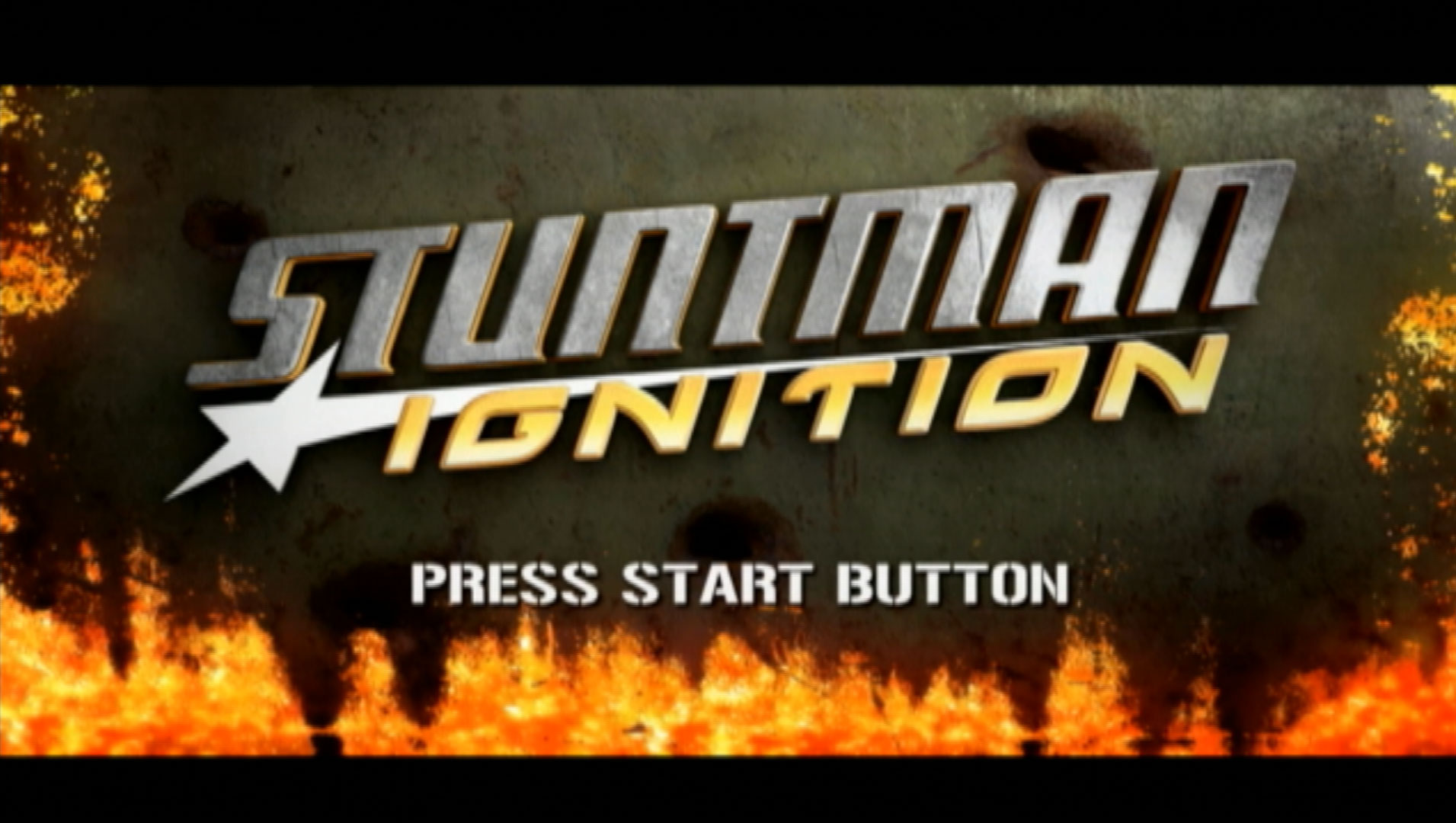 Stuntman Ignition PS2 title screen