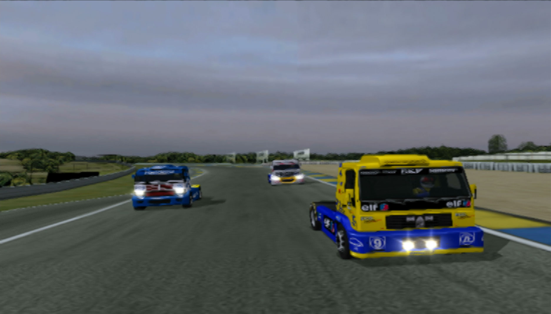 Super Trucks Racing PS2 race starting