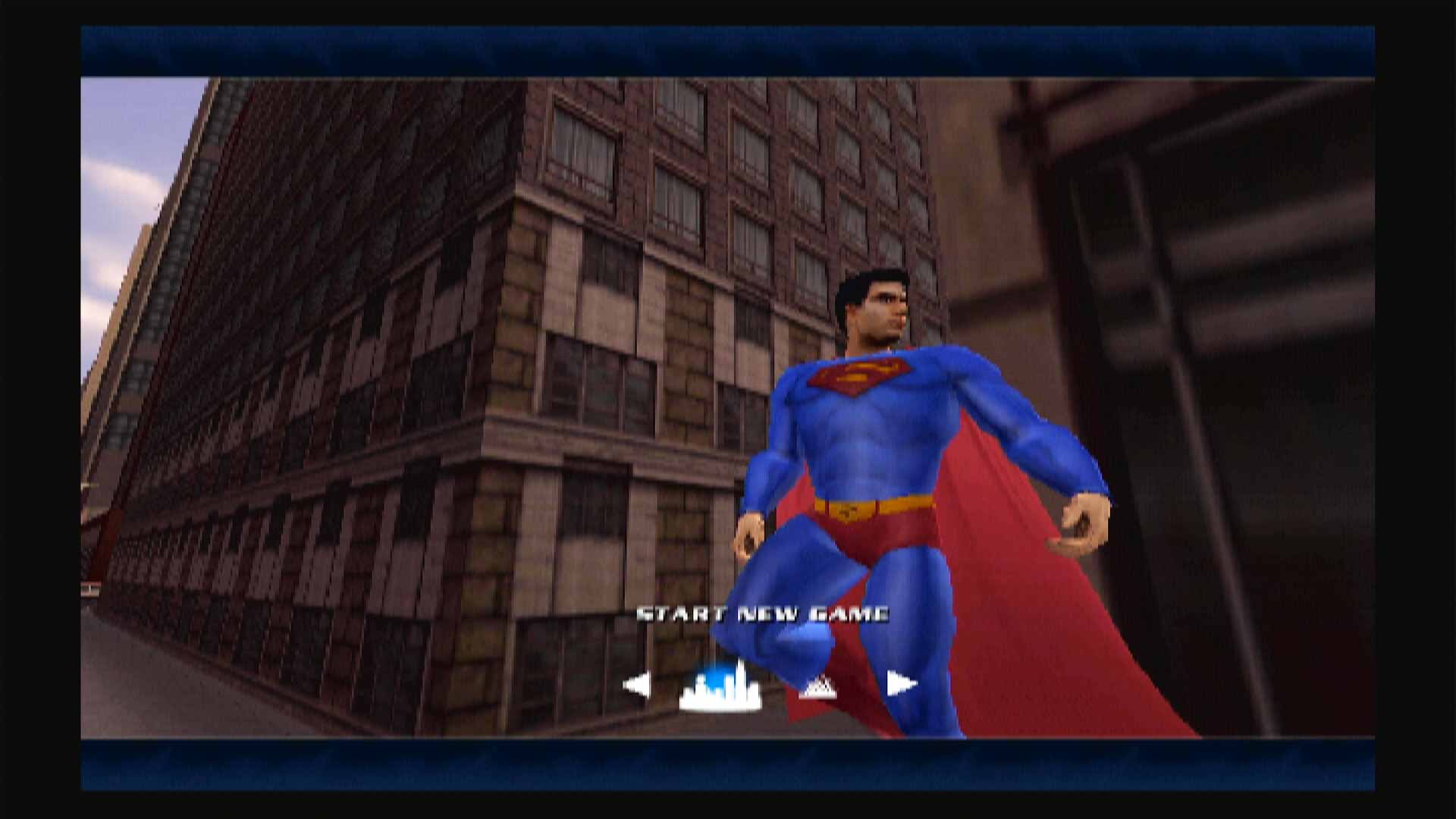 Superman Returns PS2 main menu