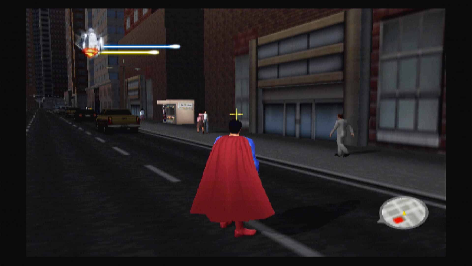 Superman Returns PS2 standing city