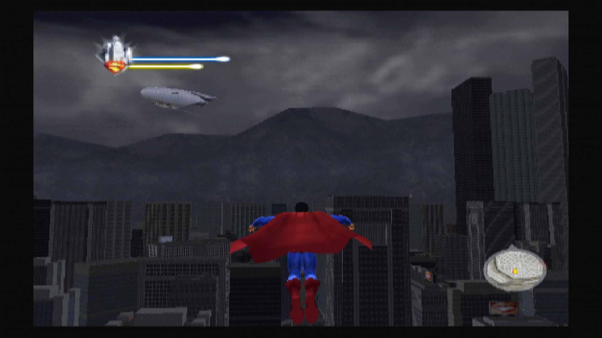 Superman Returns PS2 flying screenshot