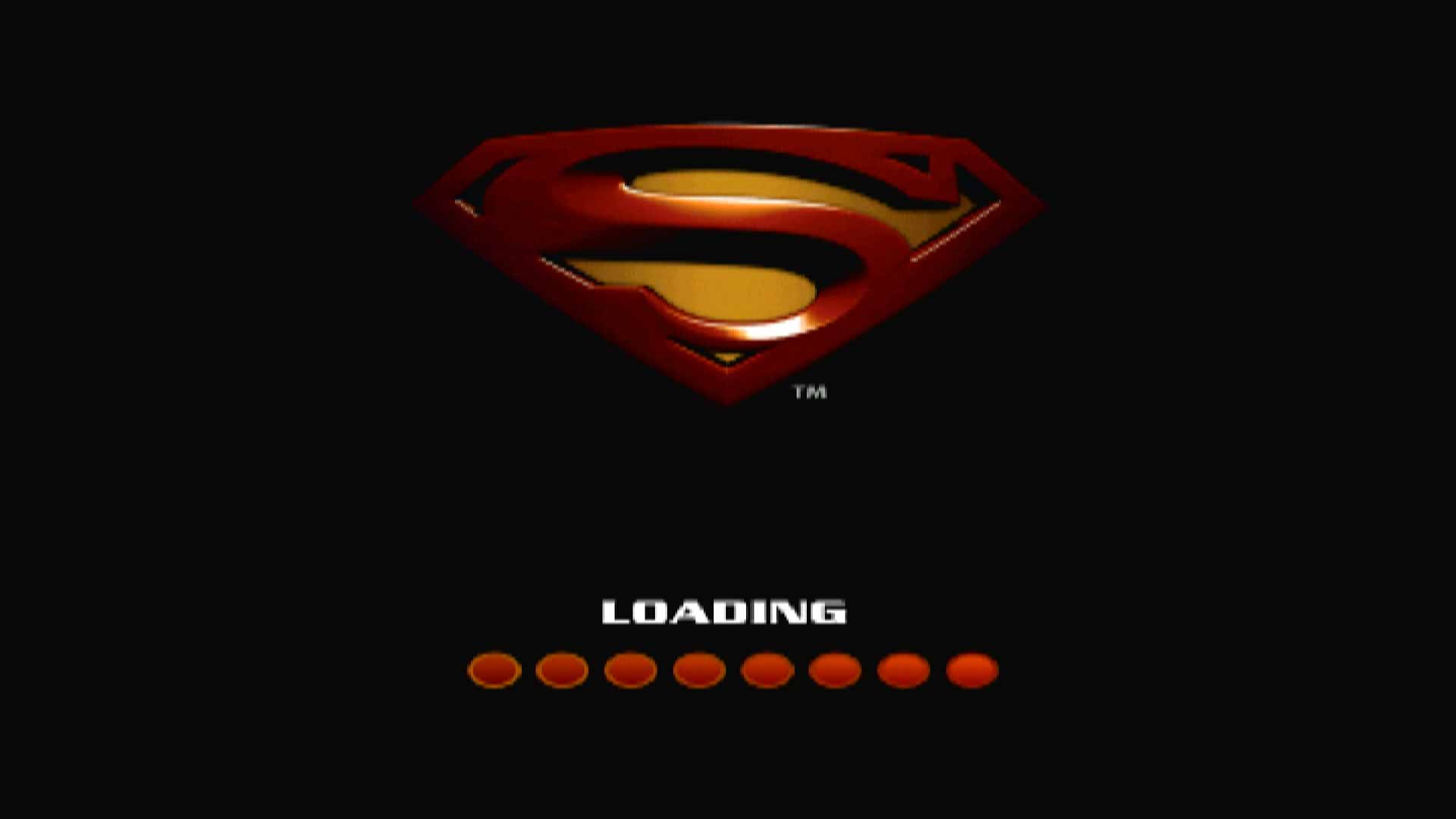 Superman Returns PS2 logo loading screen