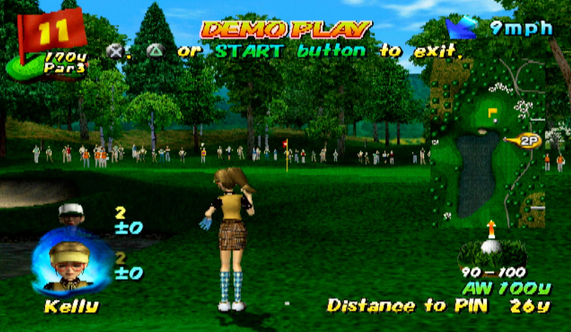 Swing Away Golf PS2 demo play