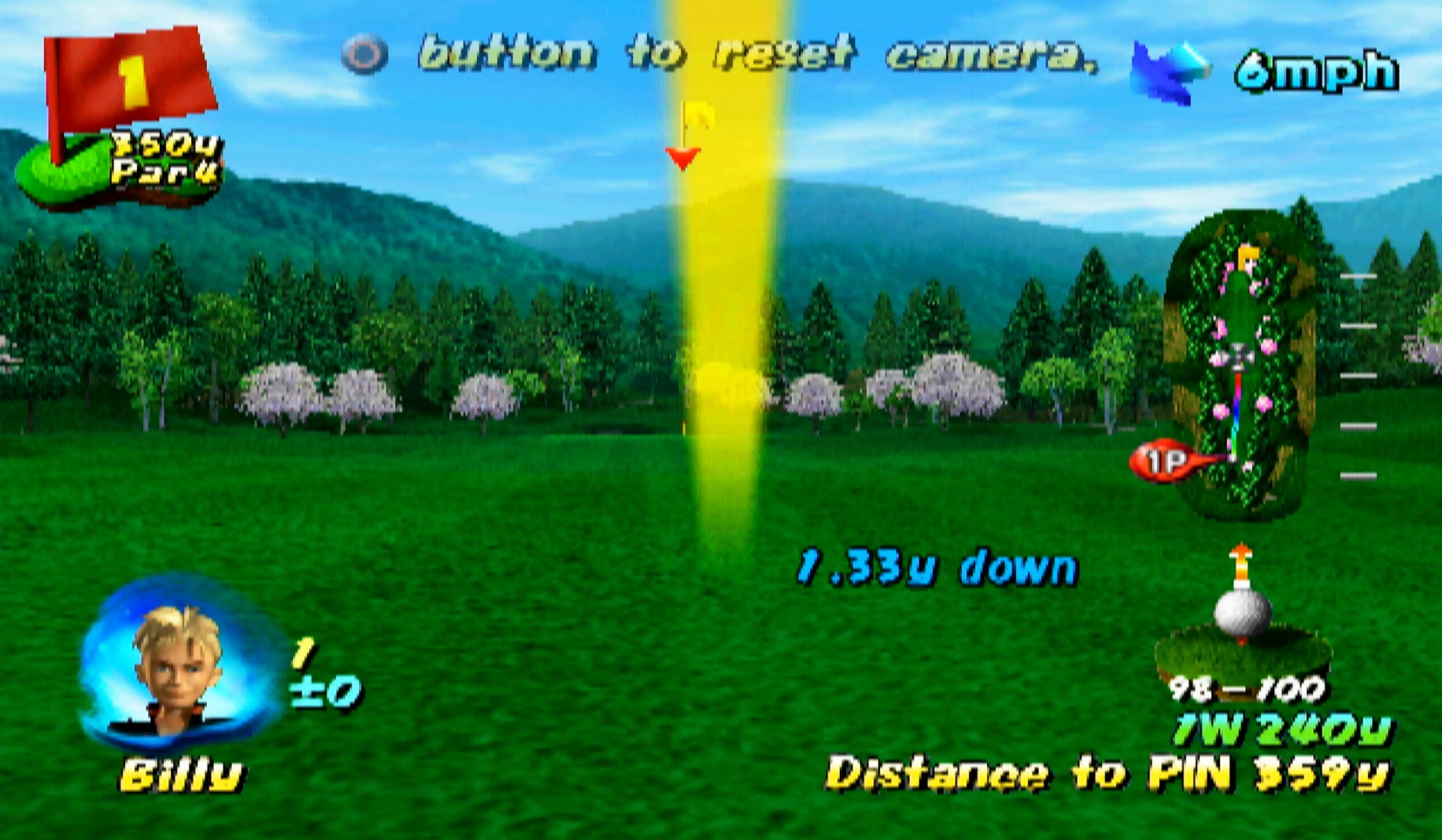 Swing Away Golf PS2 wind