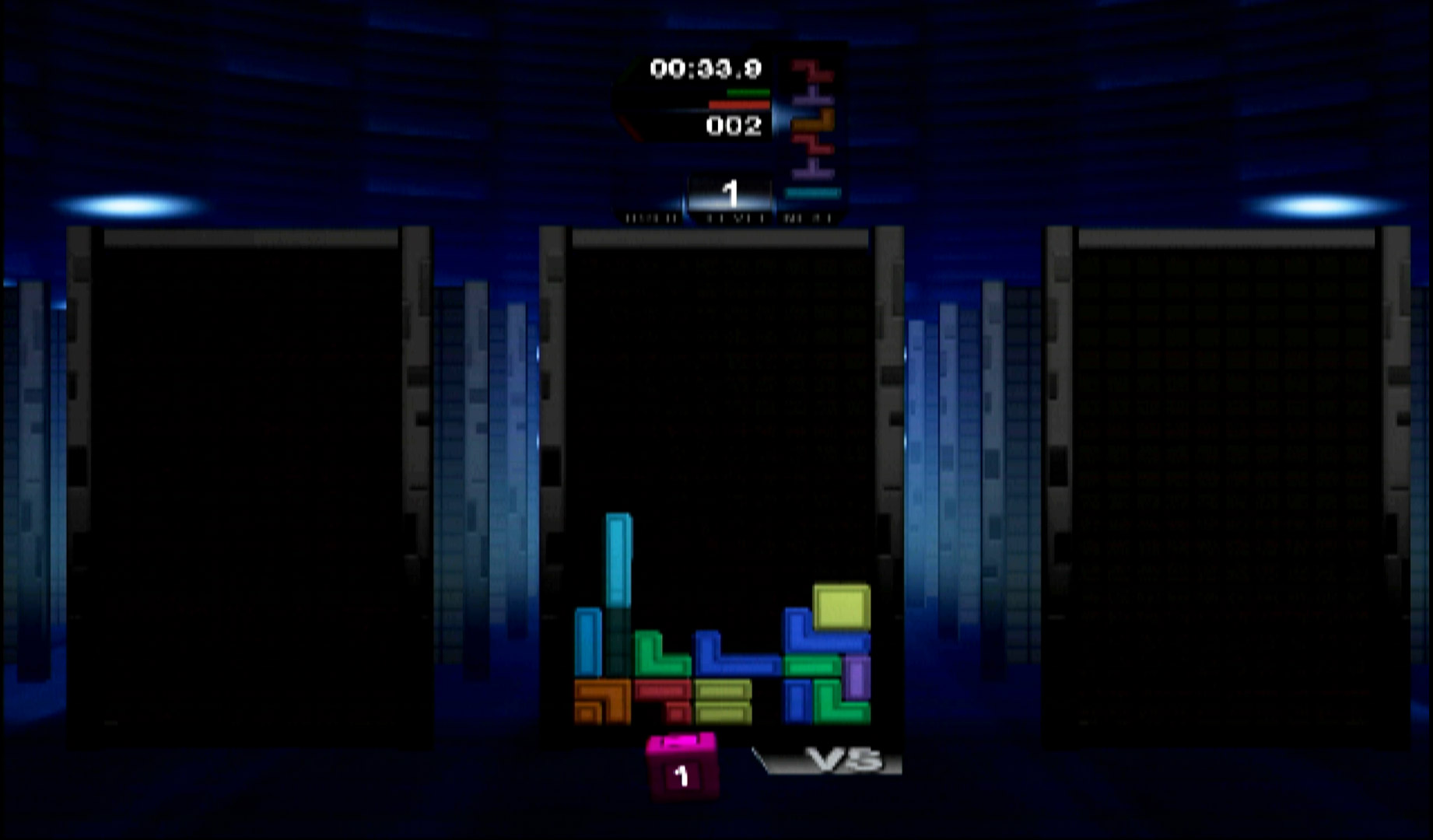 Tetris Worlds PS2 arcade mode