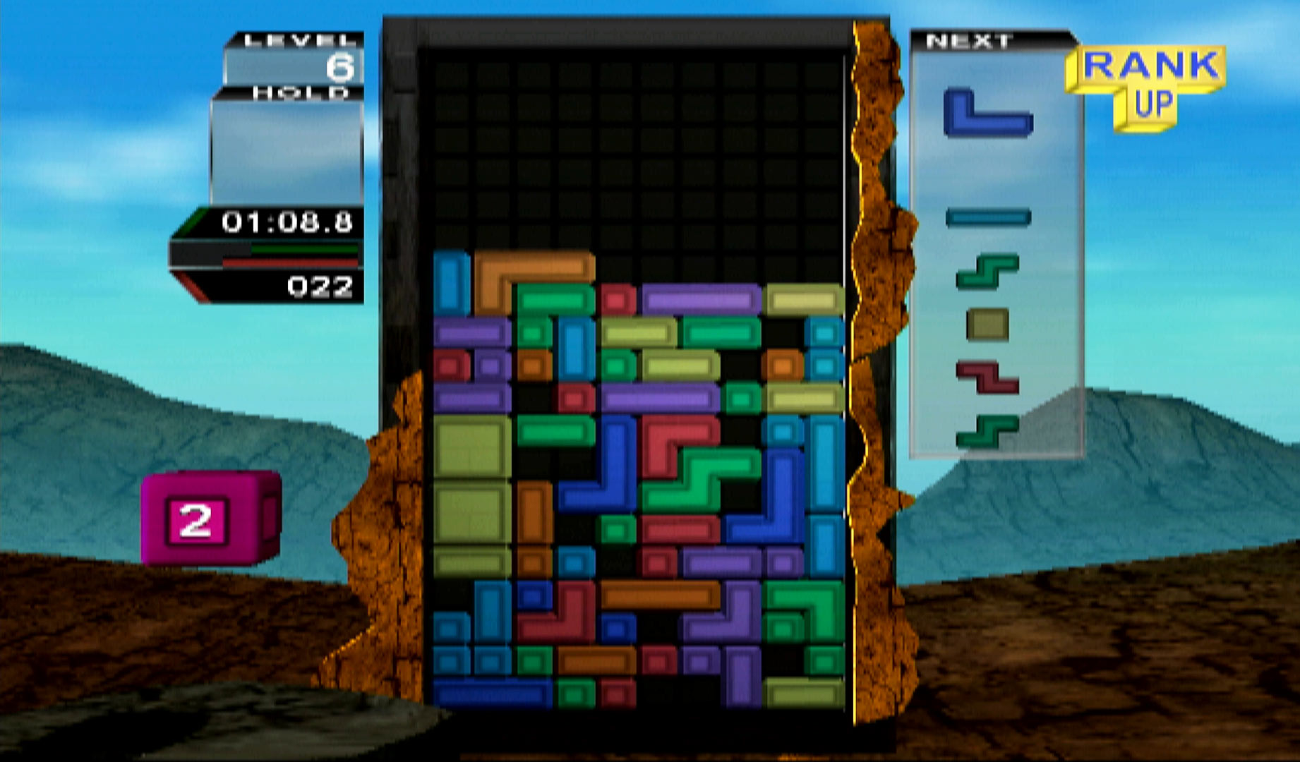 Tetris Worlds PS2 playing