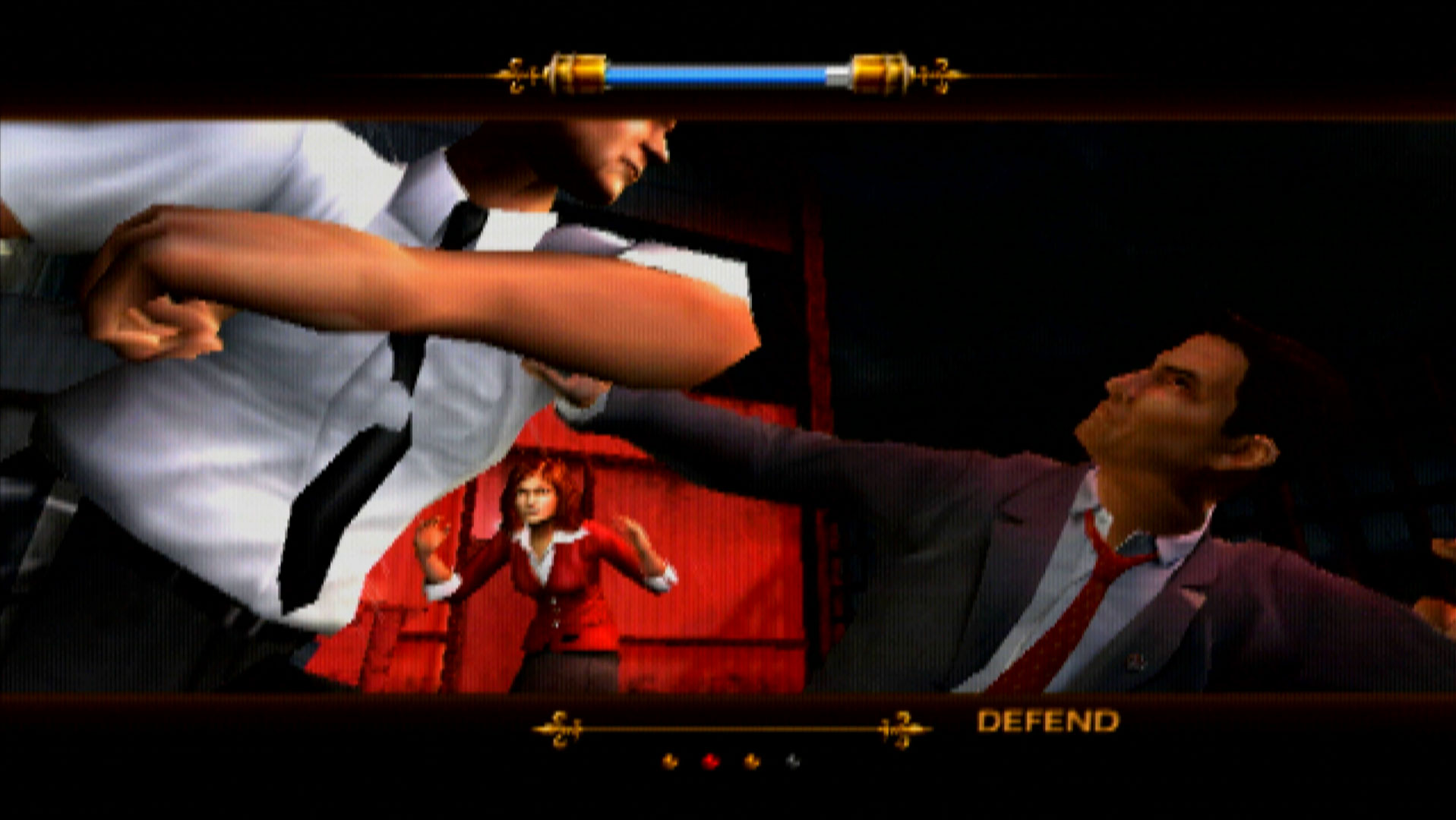 The Da Vinci Code PS2 game fighting