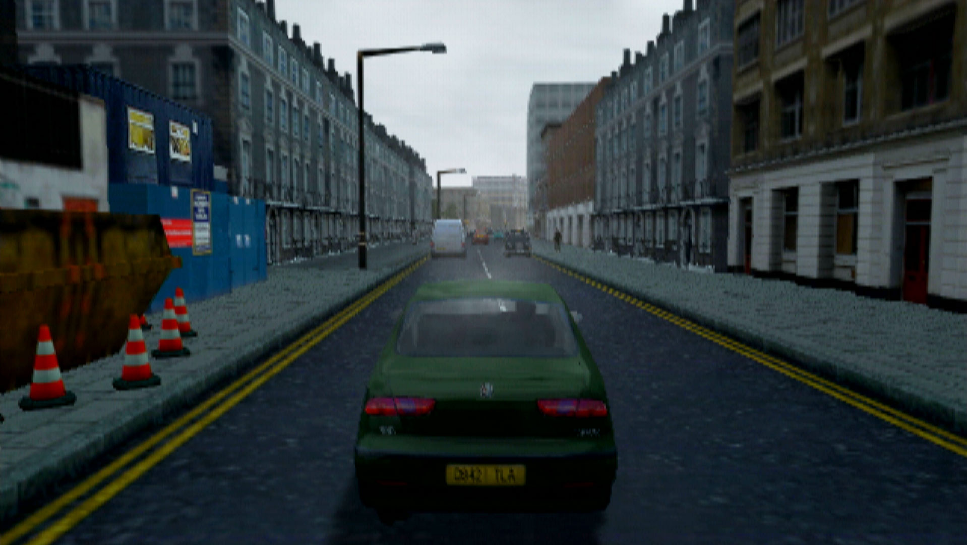 The Getaway PS2 car smoking