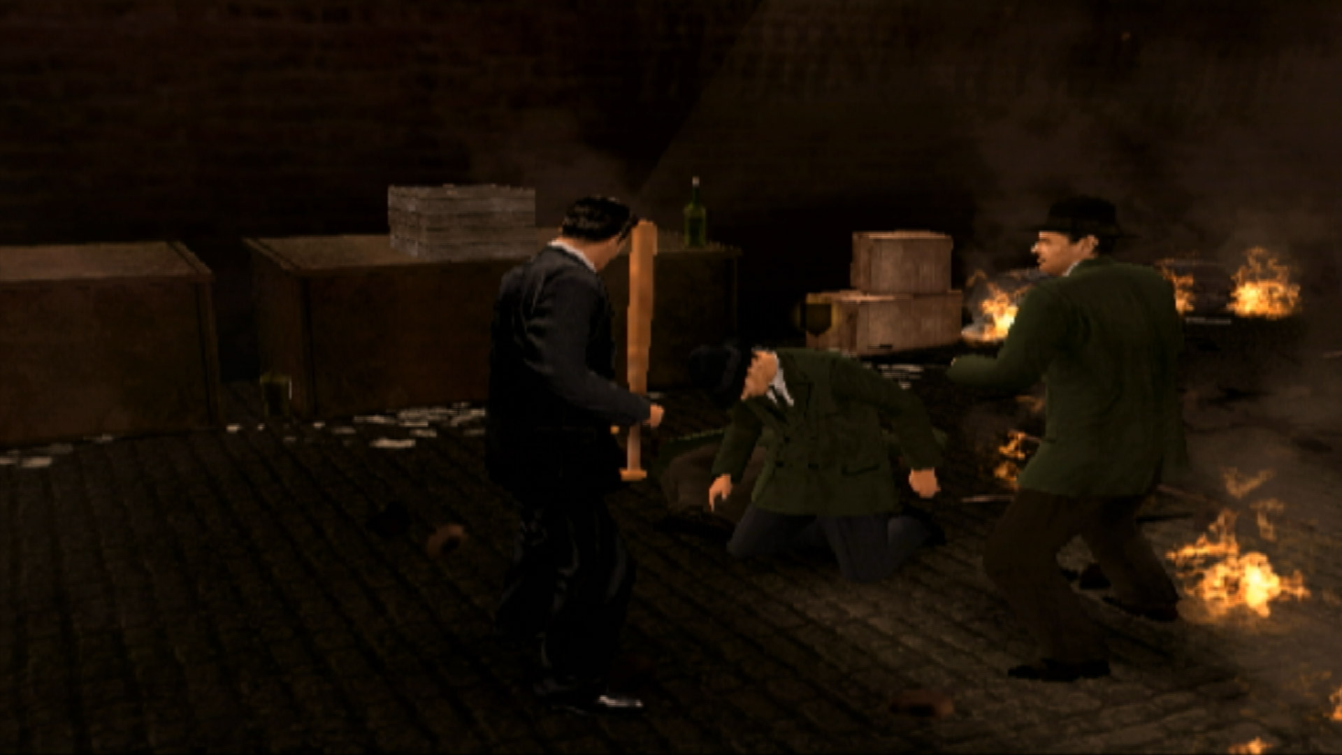 The Godfather The Game PS2 bat melee fight