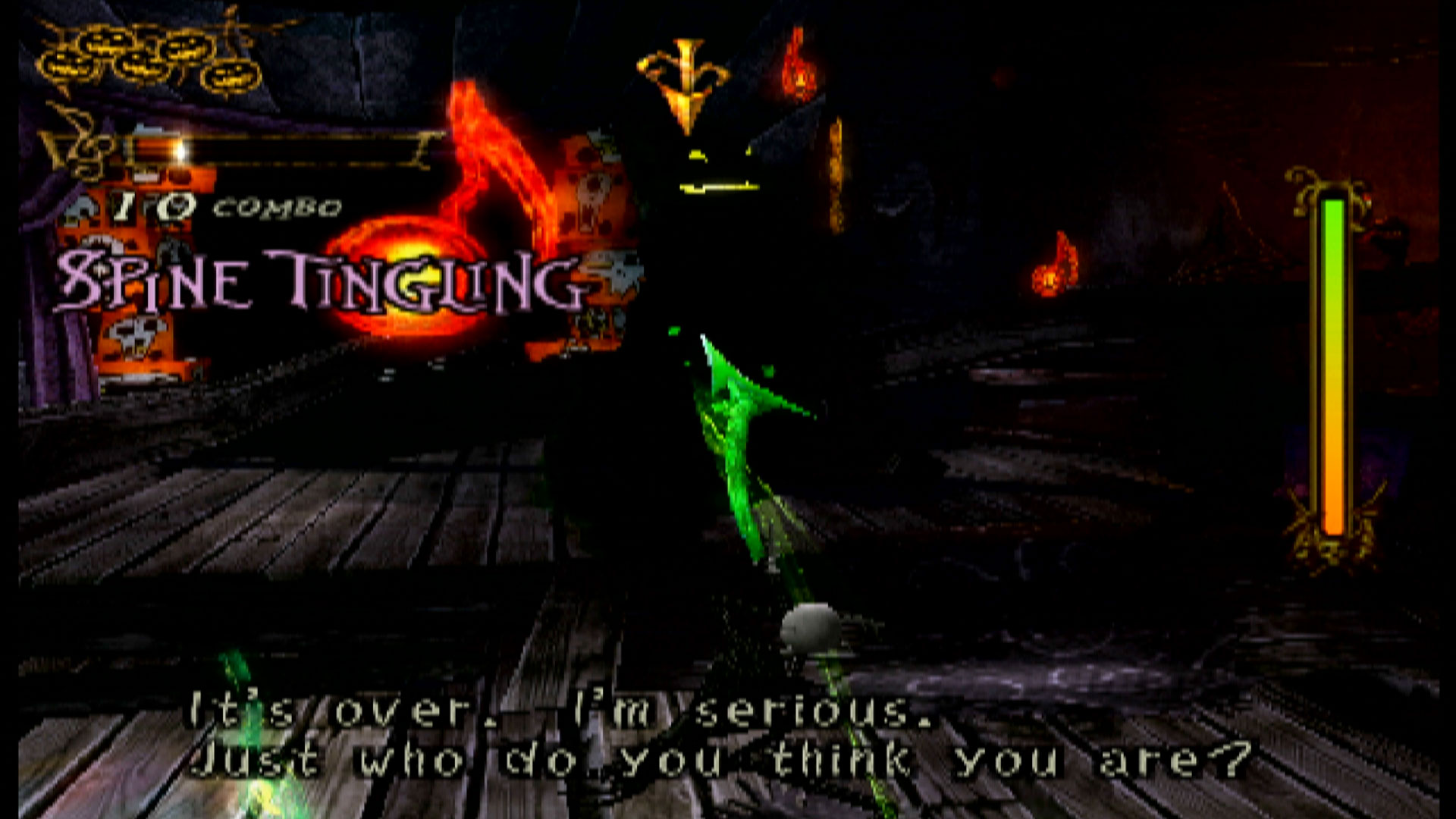 The Nightmare Before Christmas Oogie's Revenge PS2 Oogie Boogie fight