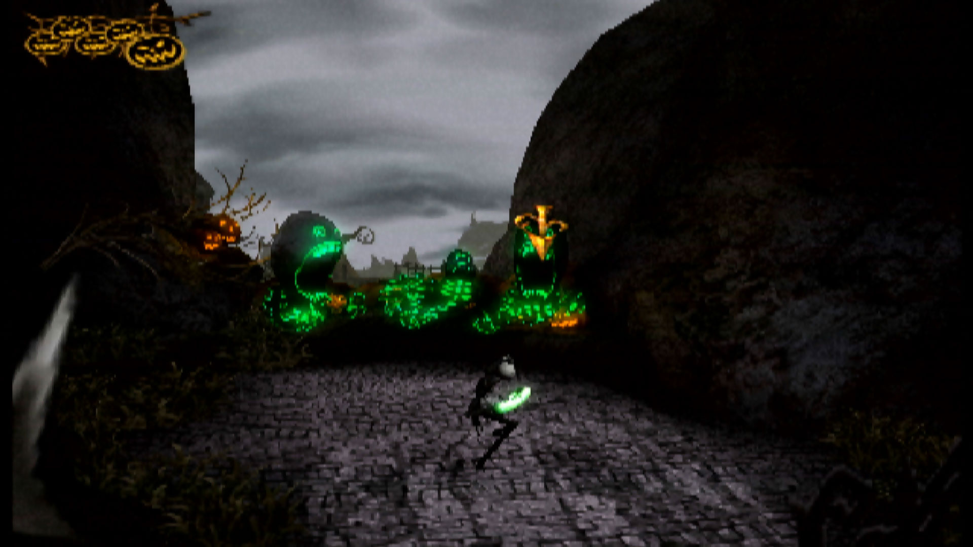 The Nightmare Before Christmas Oogie's Revenge PS2 ghost fight