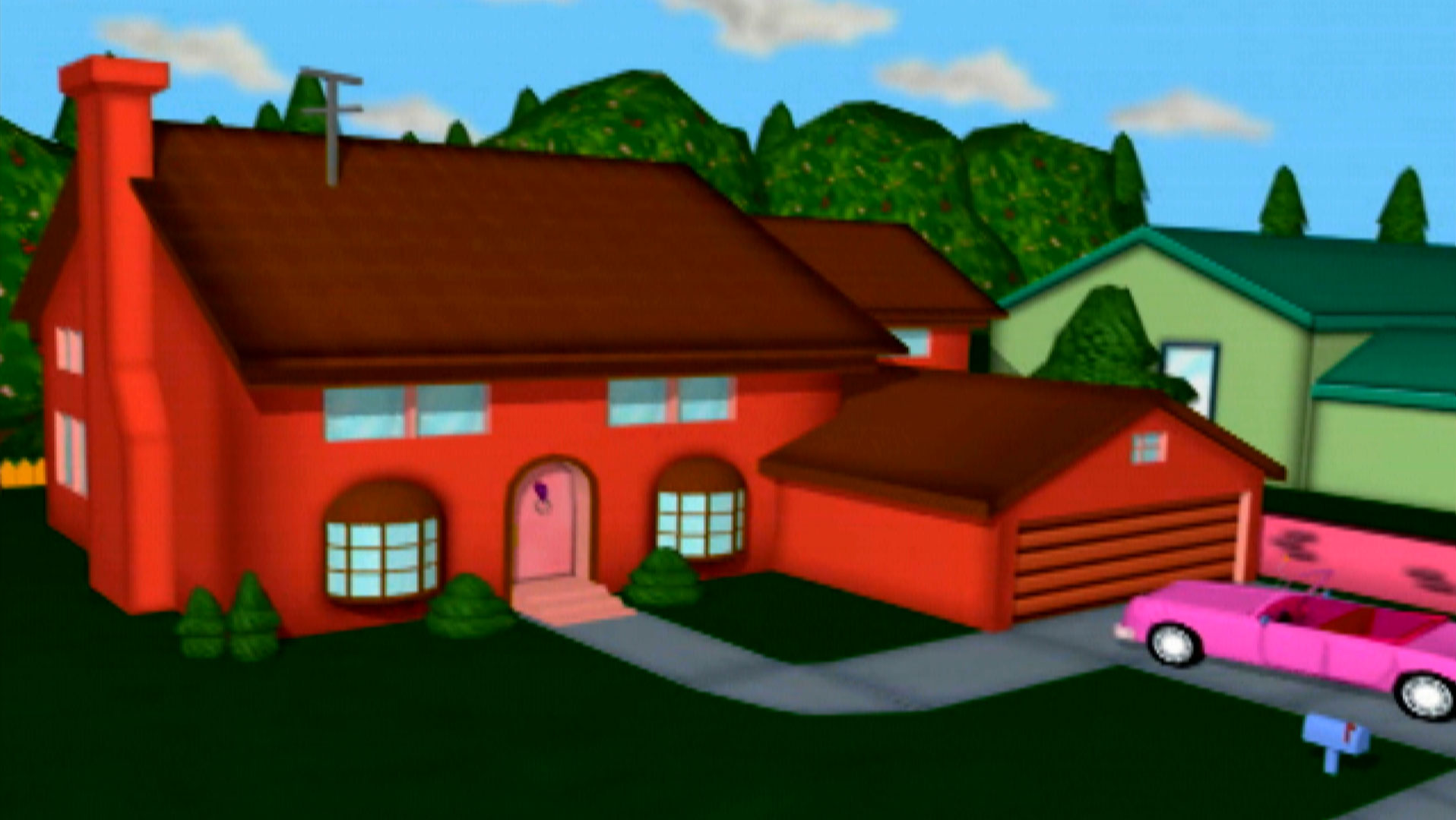 The Simpsons Road Rage PS2 Family Home House