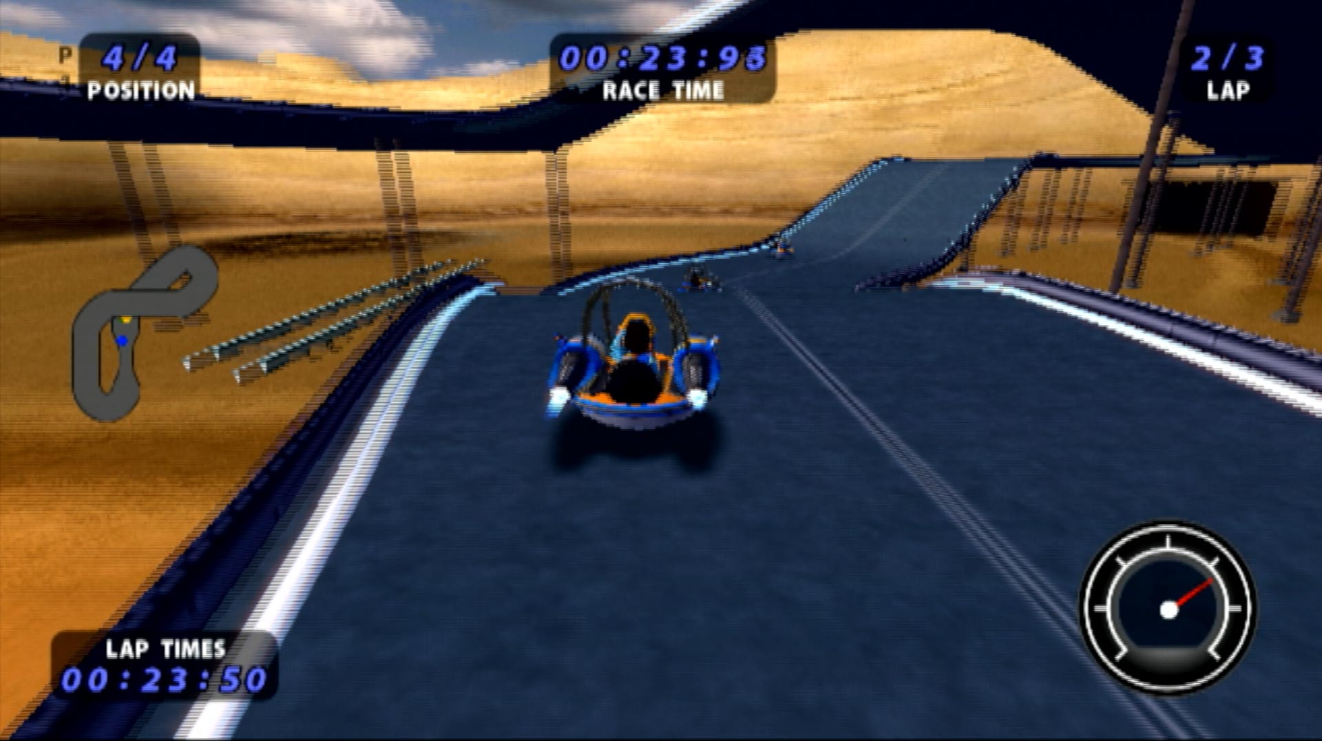 Thrillville Off the Rails PS2 minigame Anti-Grav Racer